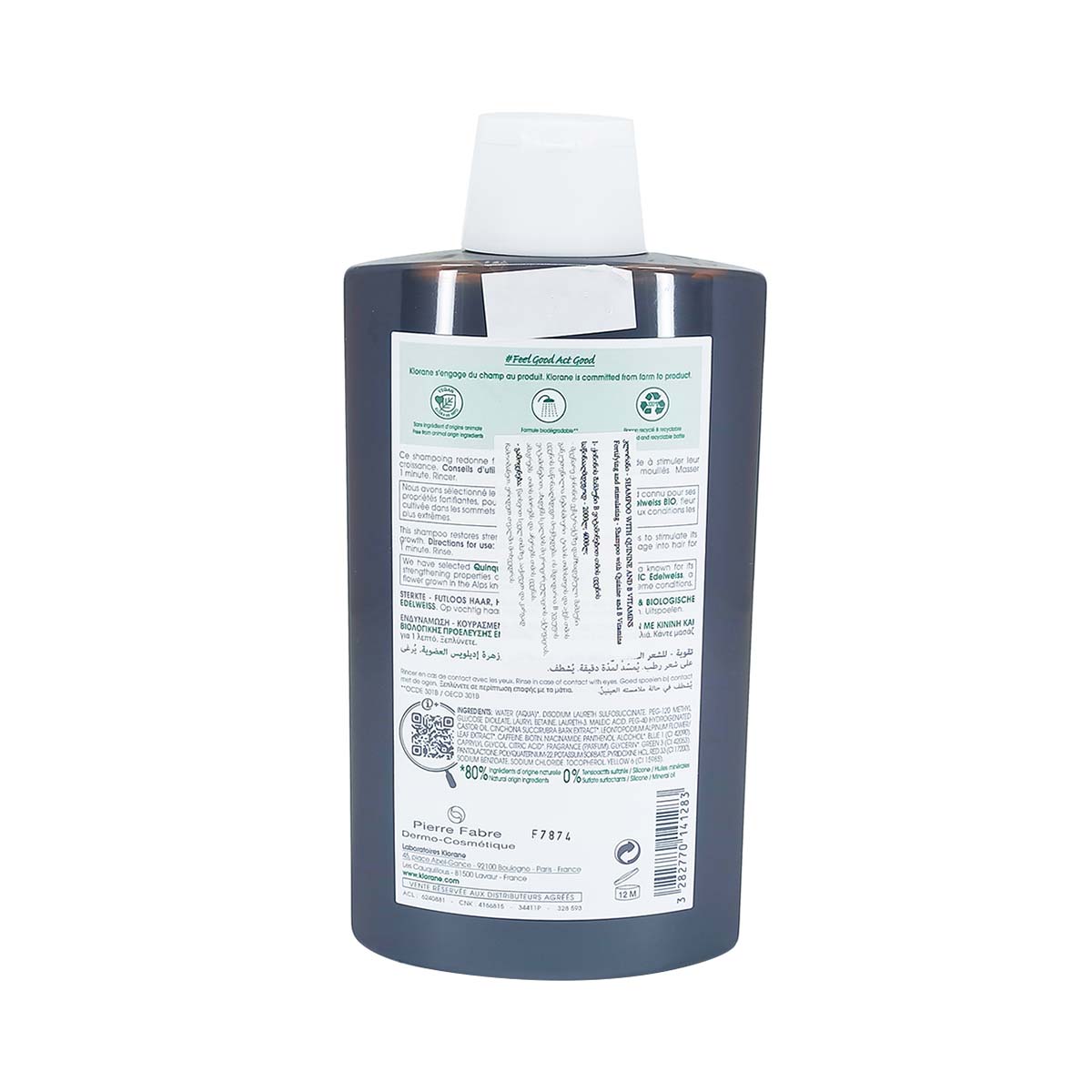 Klorane - კლორანი ქინინის შამპუნი B6 400 მლ 1283 2