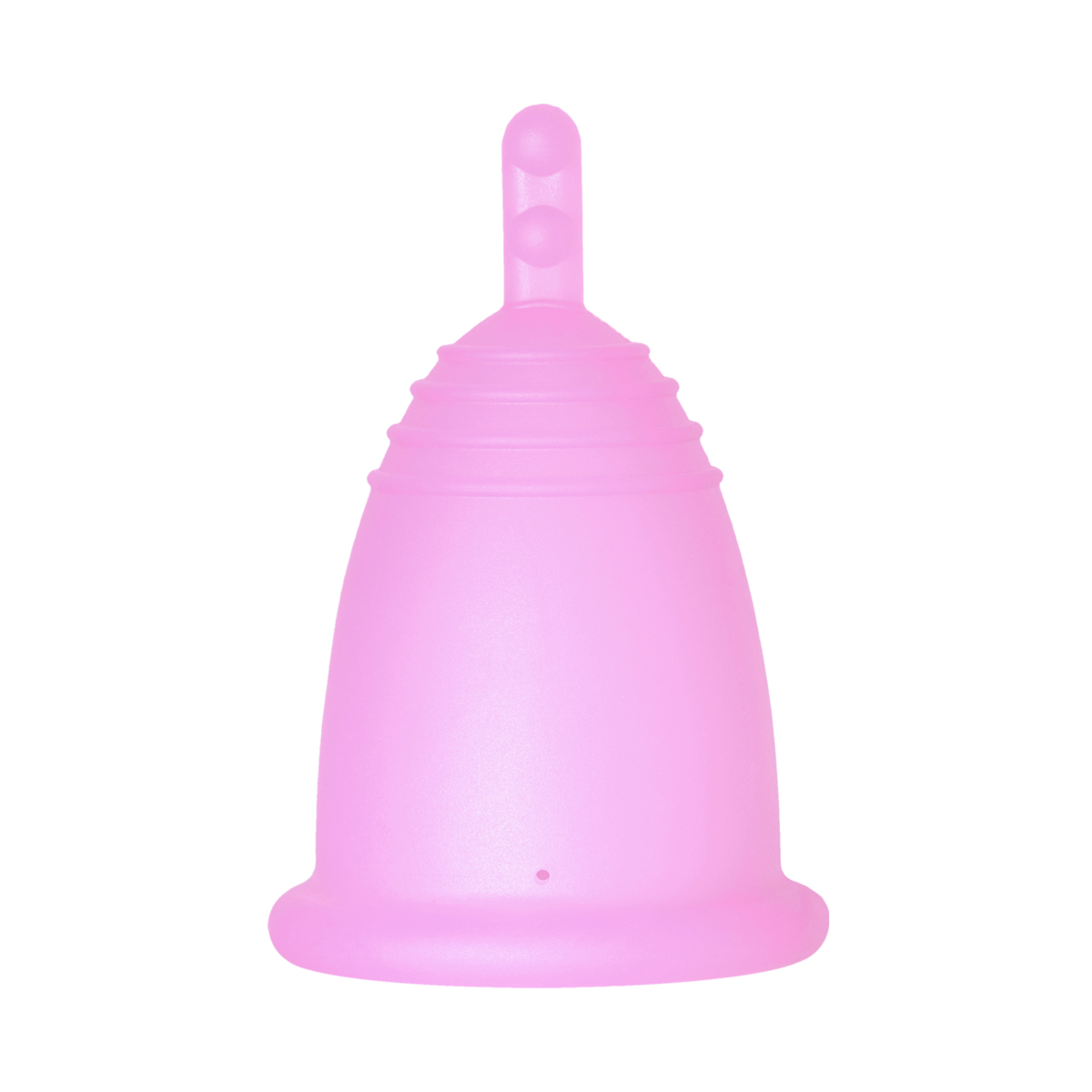 Me Luna - მი ლუნა მენსტრუალური ჭიქა SOFT ღერო ვარდისფერი M