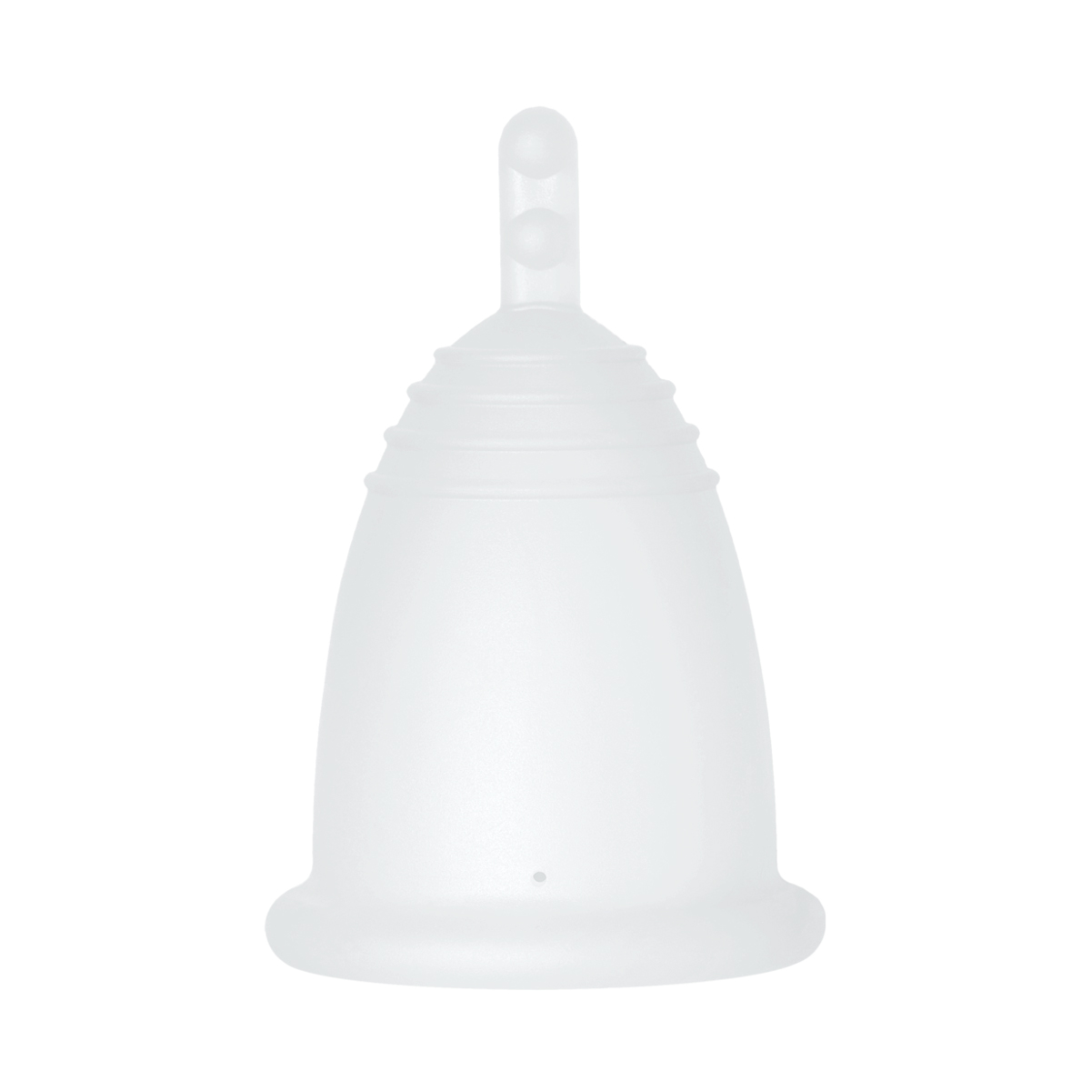 Me Luna - მი ლუნა მენსტრუალური ჭიქა CLASSIC ღერო გამჭვირვალე L