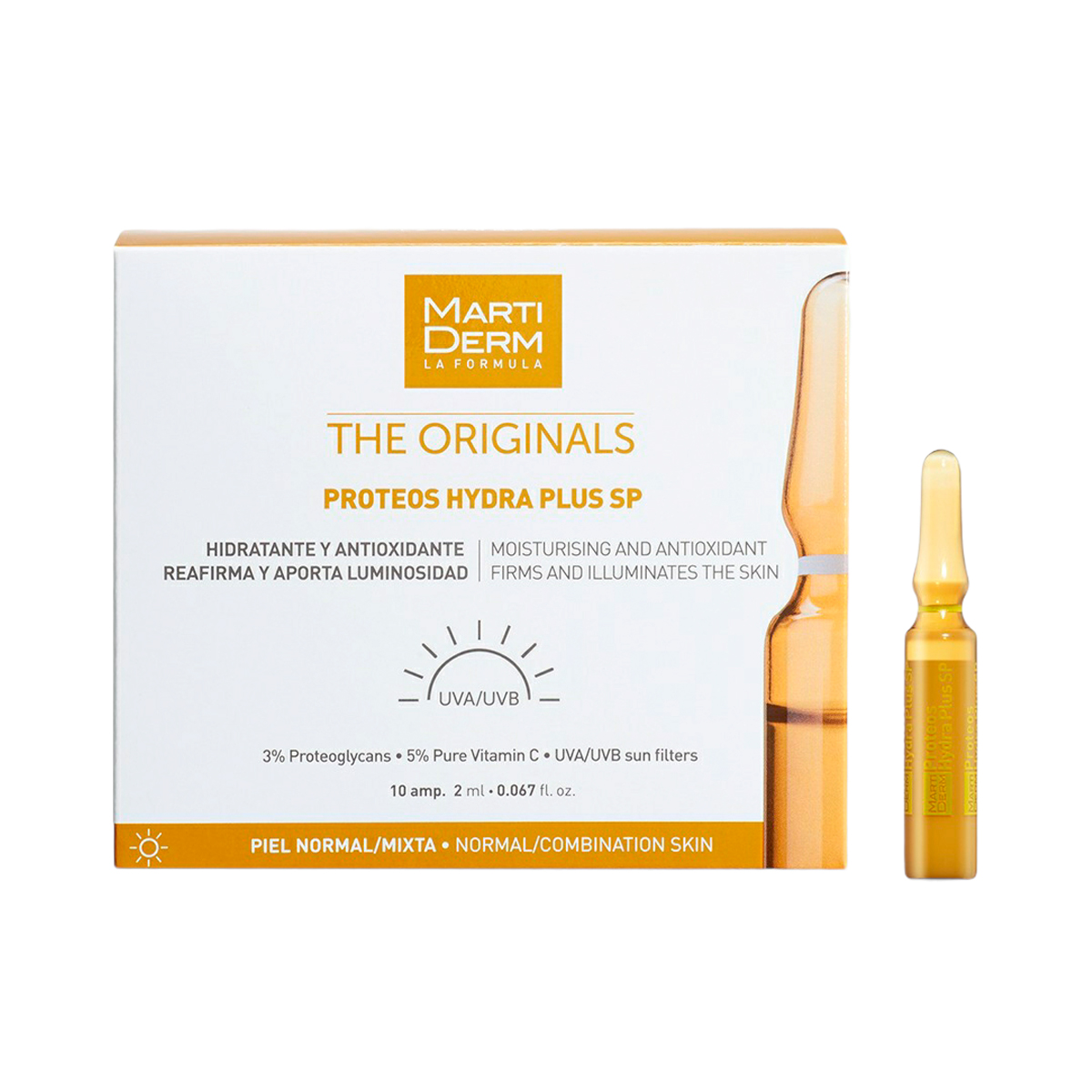 Martiderm - მარტიდერმი THE ORIGINALS Proteos ჰიდრა SP 10 ამპულა 5150