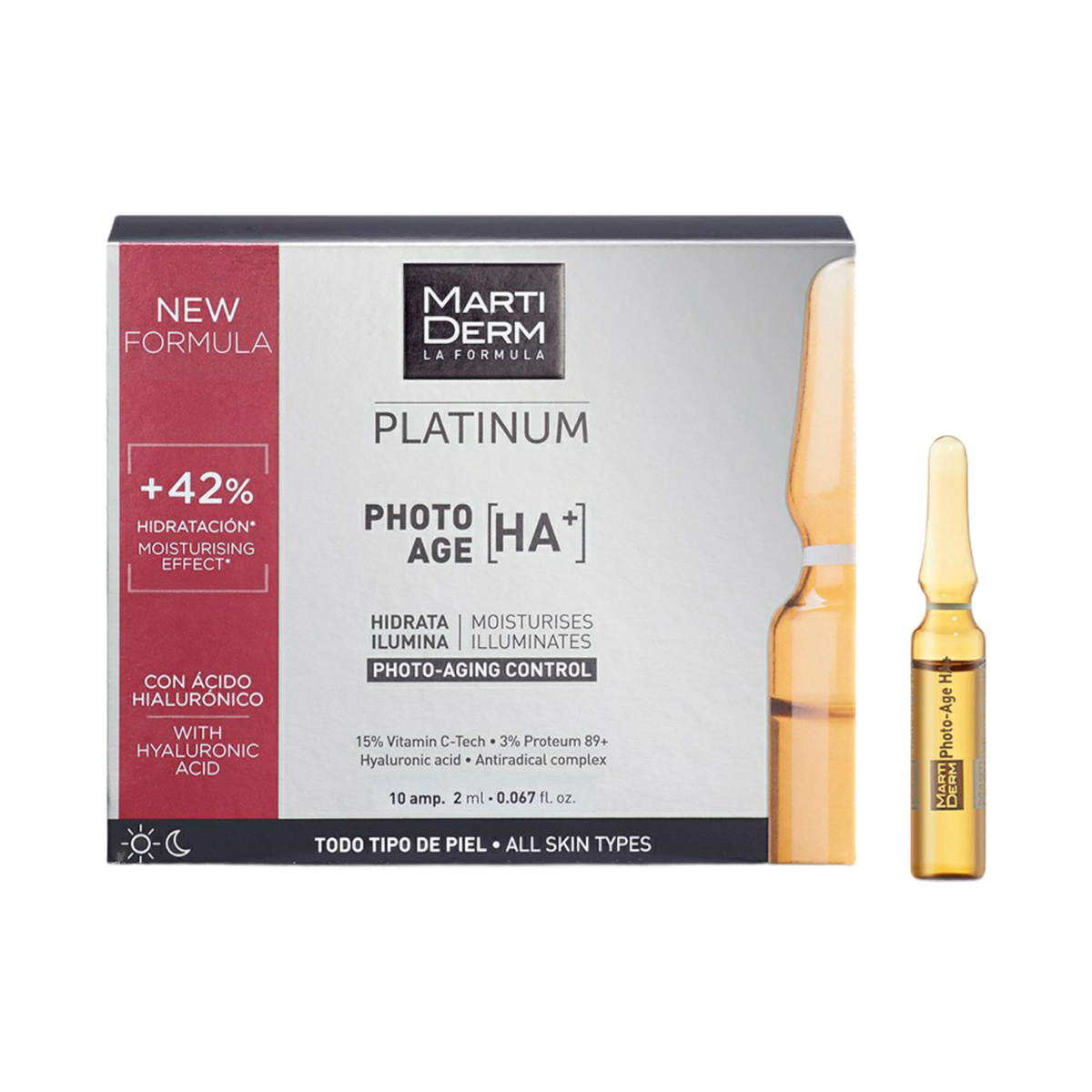 Martiderm - მარტიდერმი ფოტო დაბერების საწინააღმდეგო 10 ამპულა PLATINUM 5372