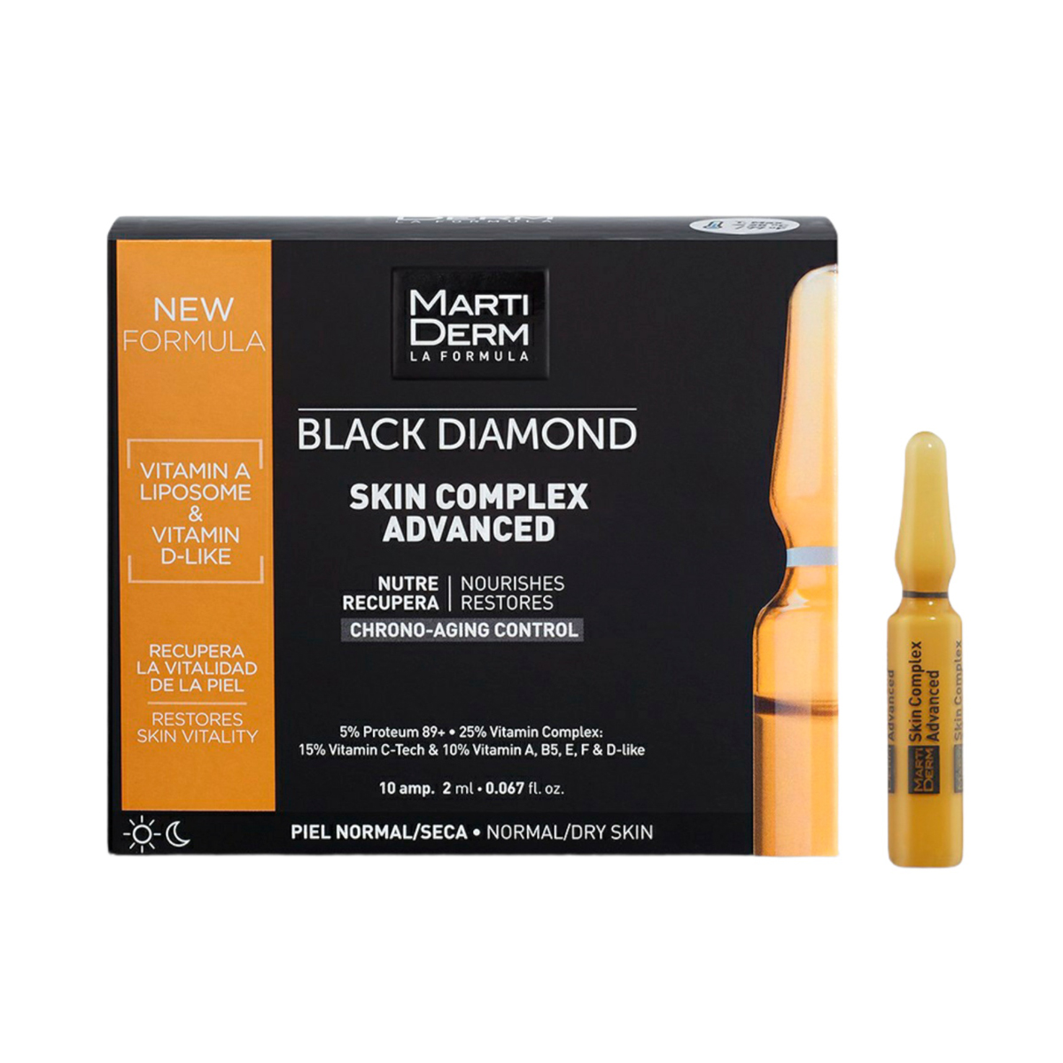 Martiderm - მარტიდერმი შავი ბრილიანტი ნაოჭების საწინააღმდეგო 10 ამპულა 5839