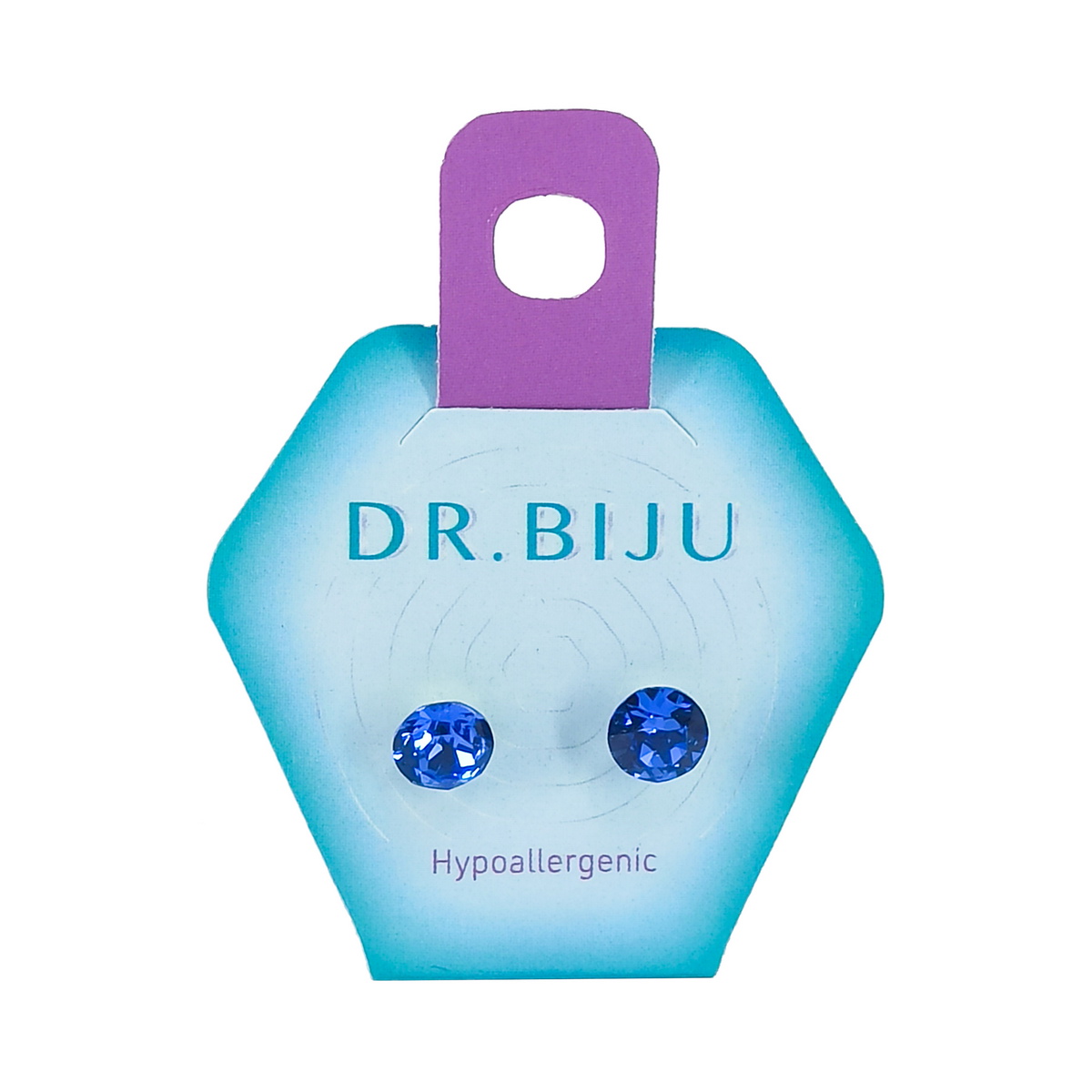 DR.BIJU საყურე 7.1მმ კრისტალი 0452