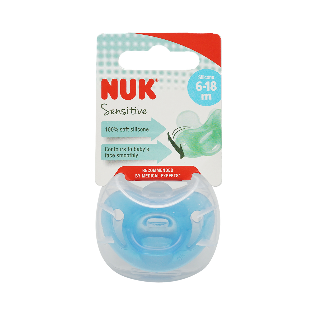 Nuk - ნუკი სილიკონის მატყუარა SENSITIVE 3212