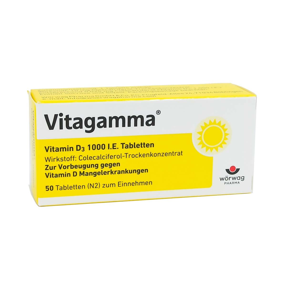 ვიტაგამა - Vitagamma D3 1000სე 50 ტაბლეტი