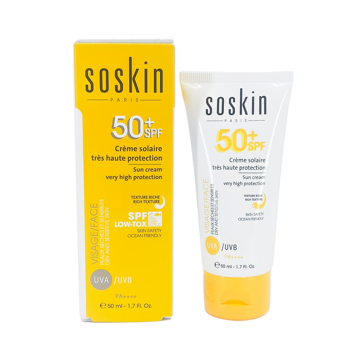 Soskin - სოსკინი მზისგან დამცავი კრემი SPF50+ 1734