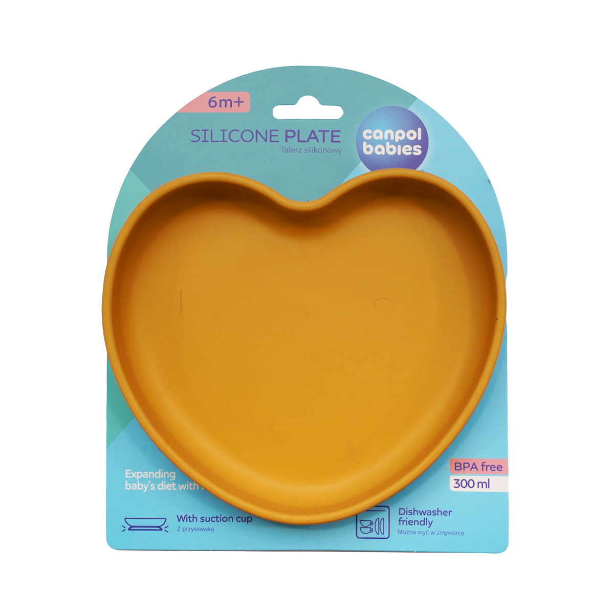 სილიკონის თეფში ყვითელი 3612 კანპოლი - Canpol