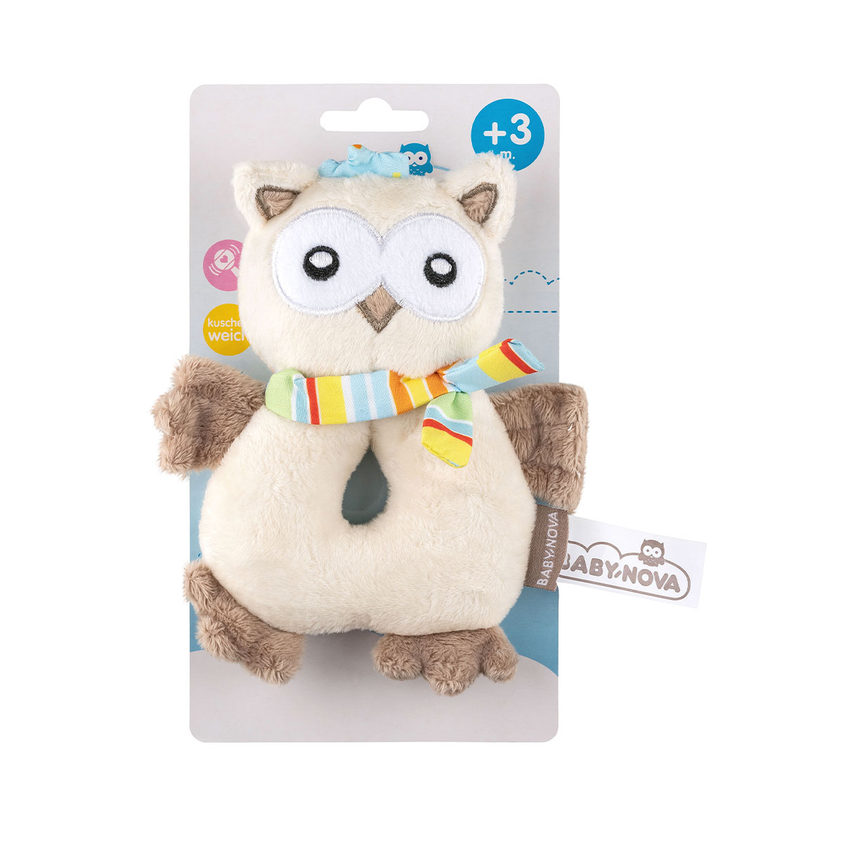 Baby Nova - საჩხაკუნო და რბილი სათამაშო 31317 4