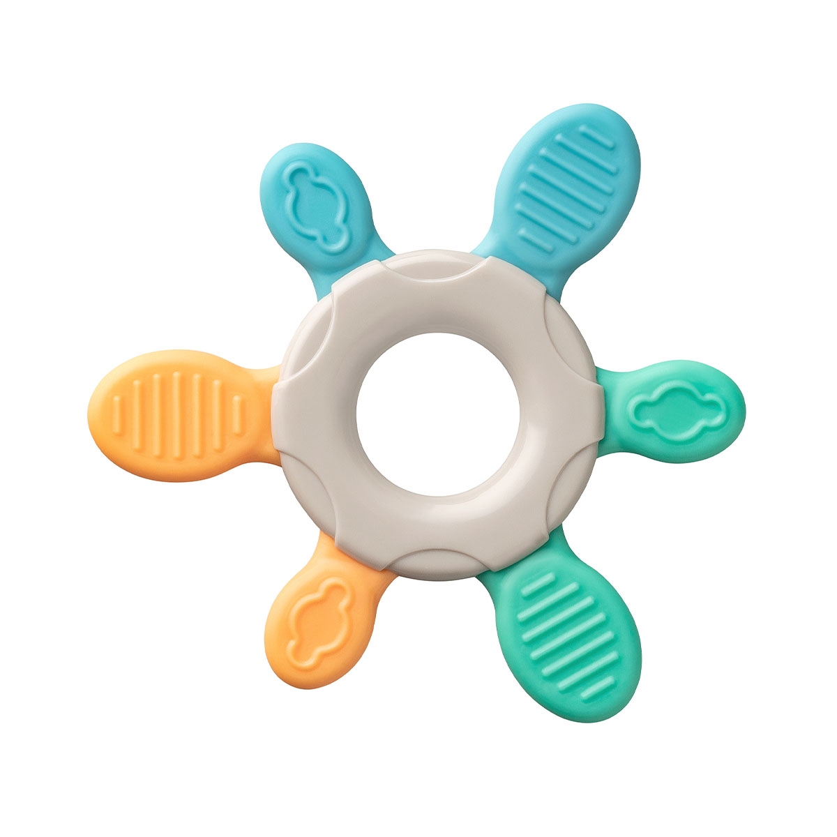 Baby Nova -  ბეიბი ნოვა ღრძილების მასაჟორი რგოლი ყვავილი 31154