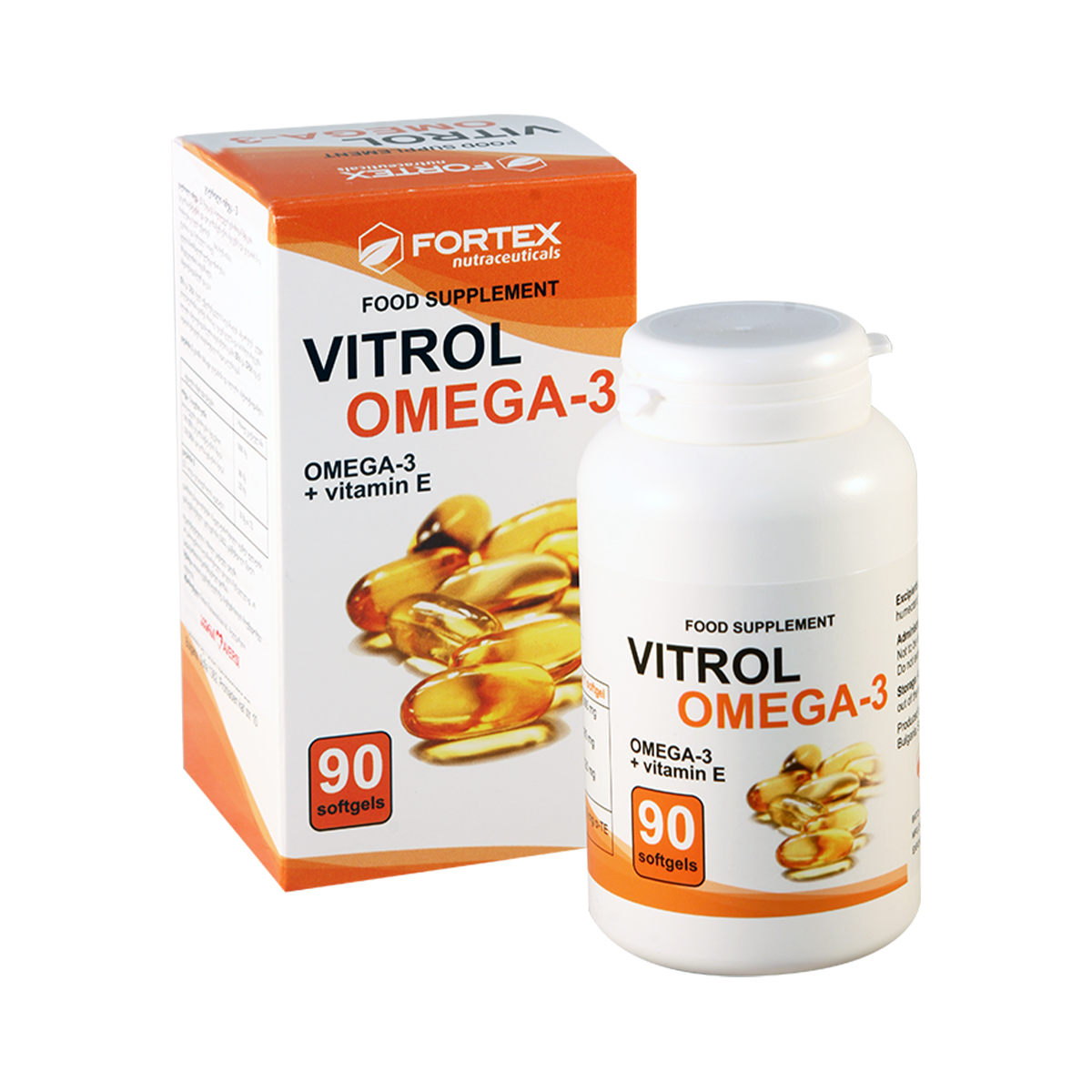 Vitrol Omega 3 - ვიტროლი ომეგა 3 90 კაფსულა
