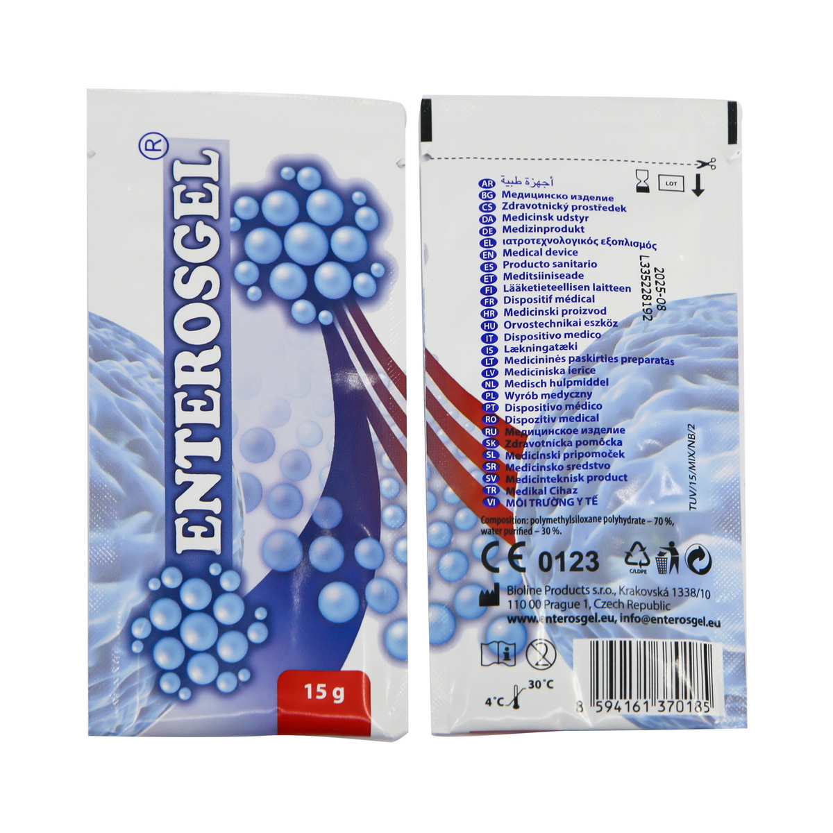 Enterosgel- ენტეროსგელი 15გრ 10 პაკეტი 2
