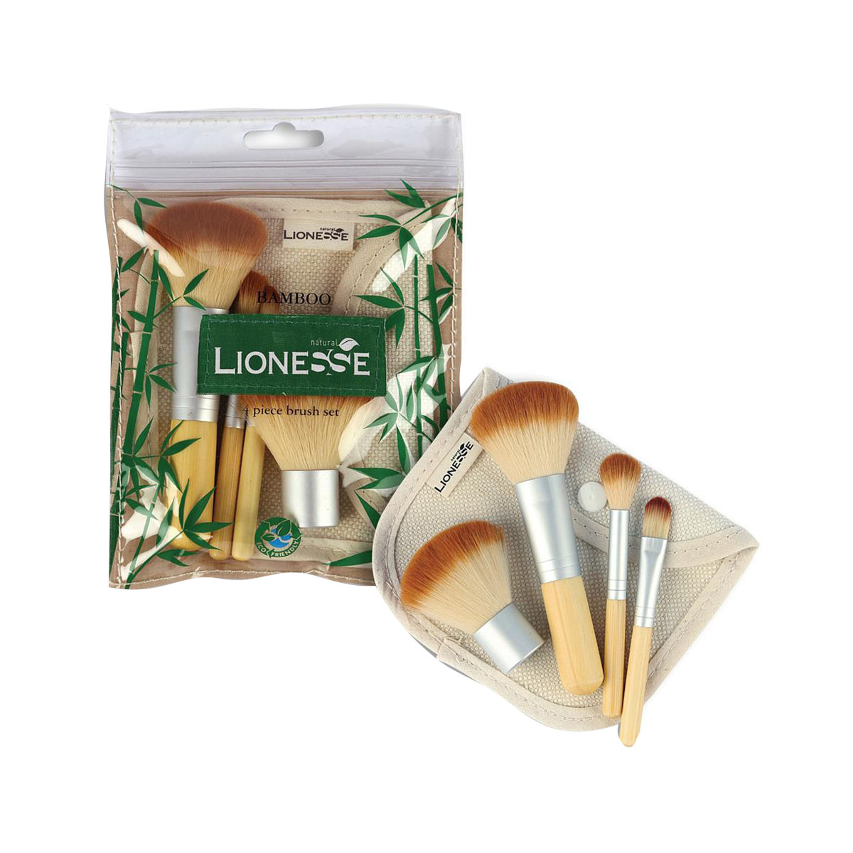 Lionesse - ლიონესი ფუნჯი Bamboo 4in1 1105 2