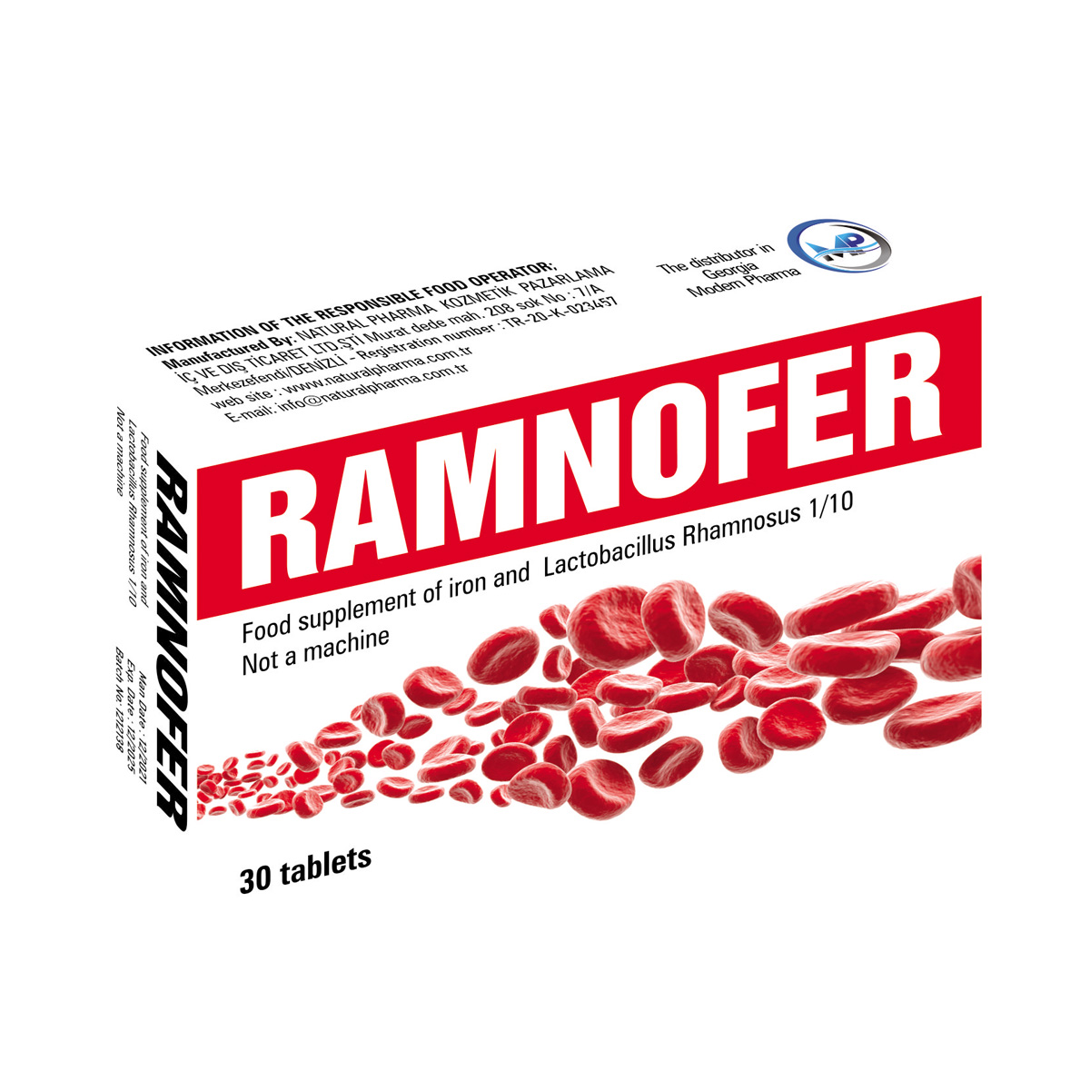 Ramnofer - რამნოფერი 30 ტაბლეტი