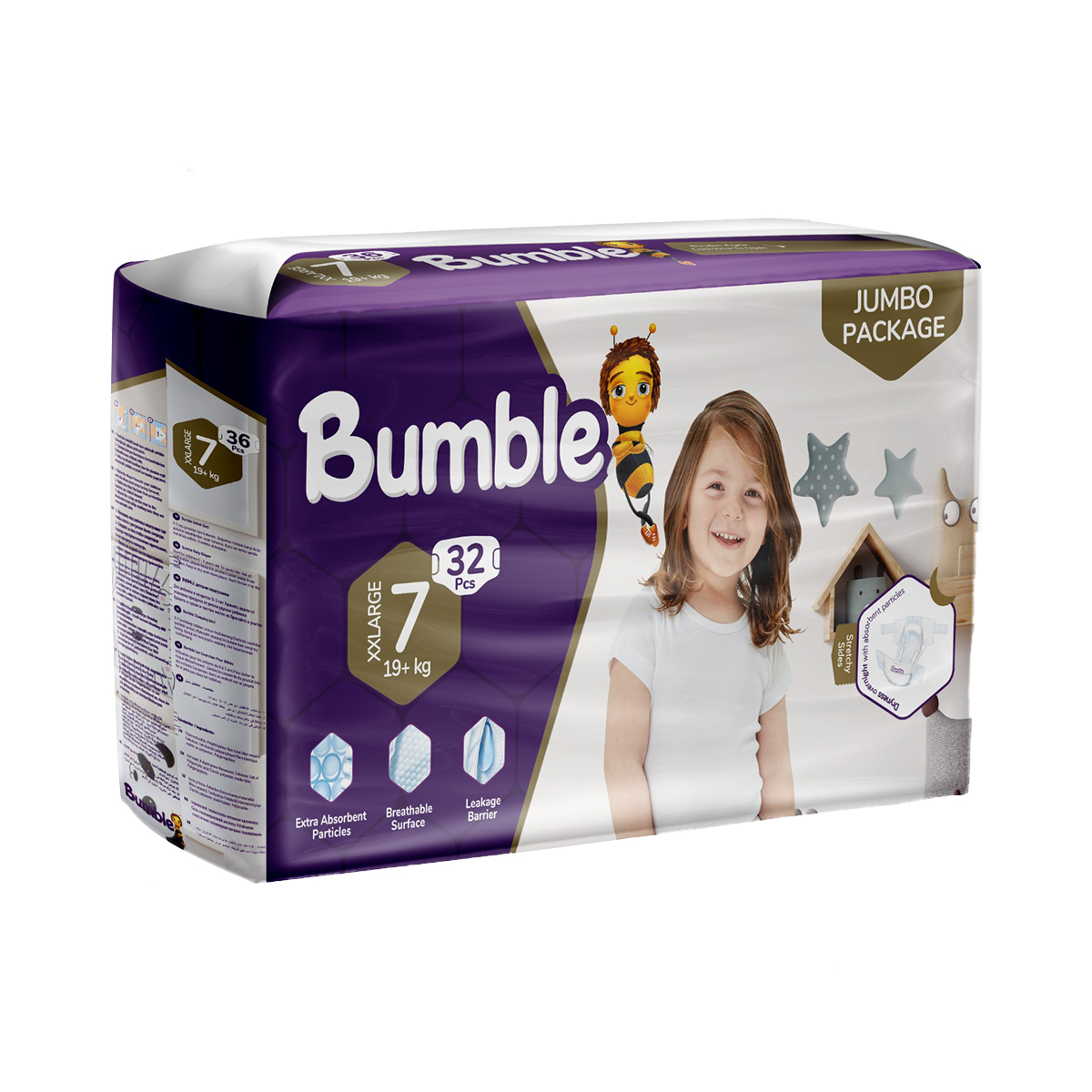 Bumble Baby - ბამბლ ბეიბი ბავშვის საფენი 19+ კგ 32 ცალი 0014