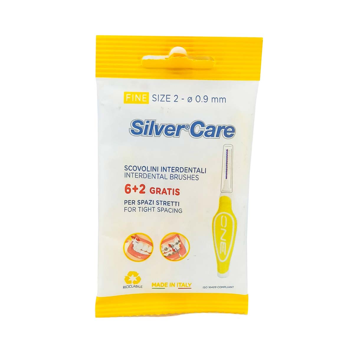 Silver care - სილვერქეა კბილის ჯაგრისი კბილთაშუა თხელი 9723