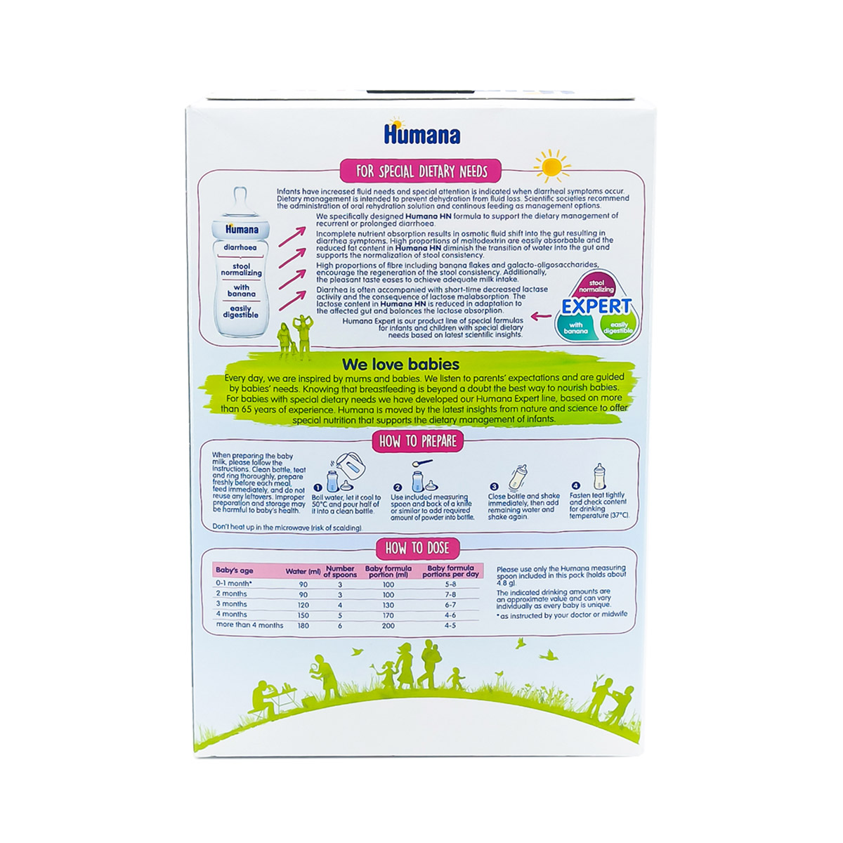 Humana - ჰუმანა HN ადაპტირებული რძე 300გ  720542 2