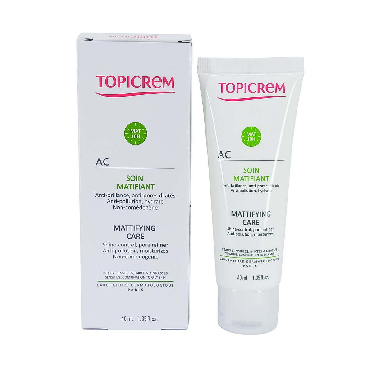 Topicrem - ტოპიკრემი AC სახის კრემი მატირების ეფექტით 40 მლ 3573 3