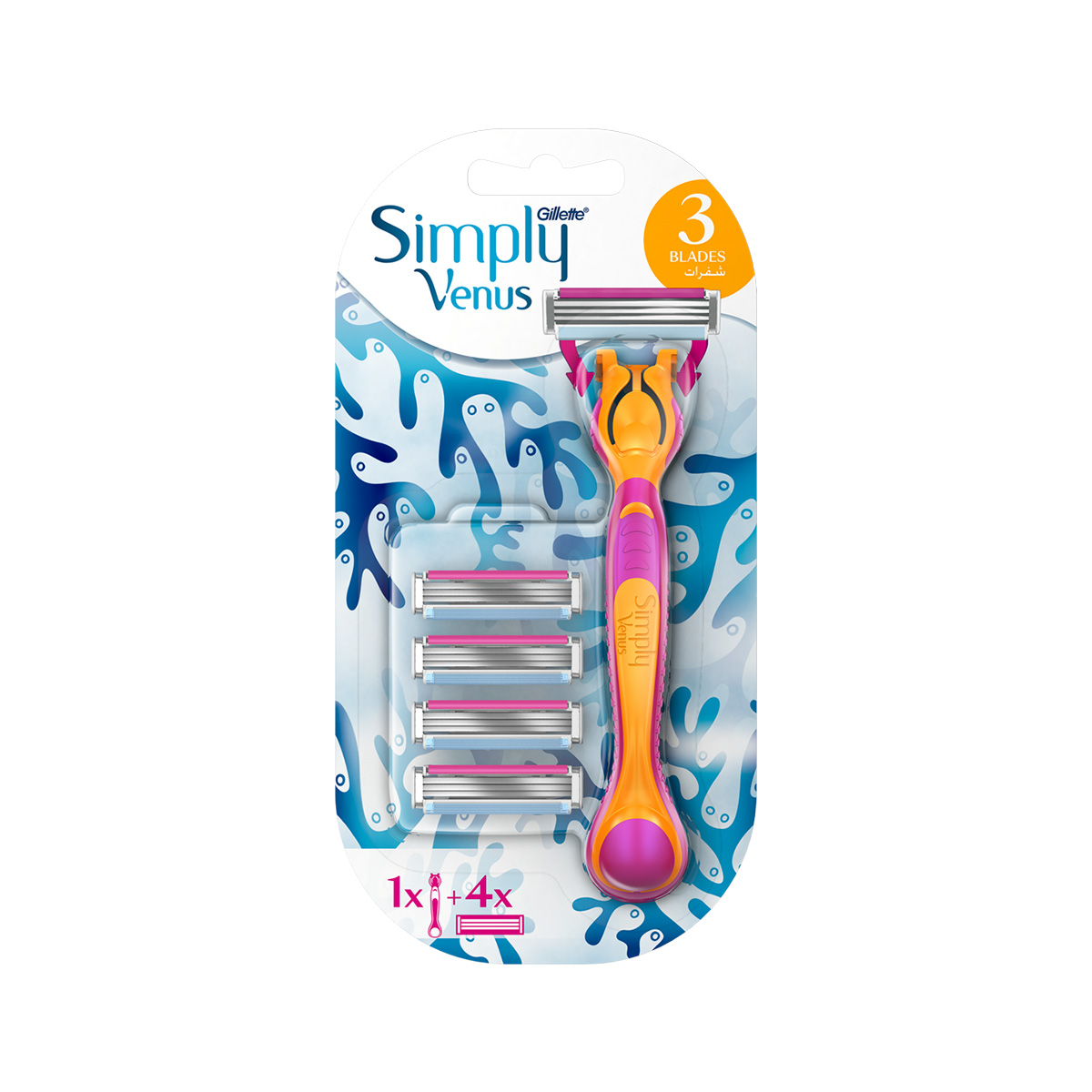 Gillette - ჯილეტი დანადგარი ვენუსი COMBO 4 პირი 6262 2