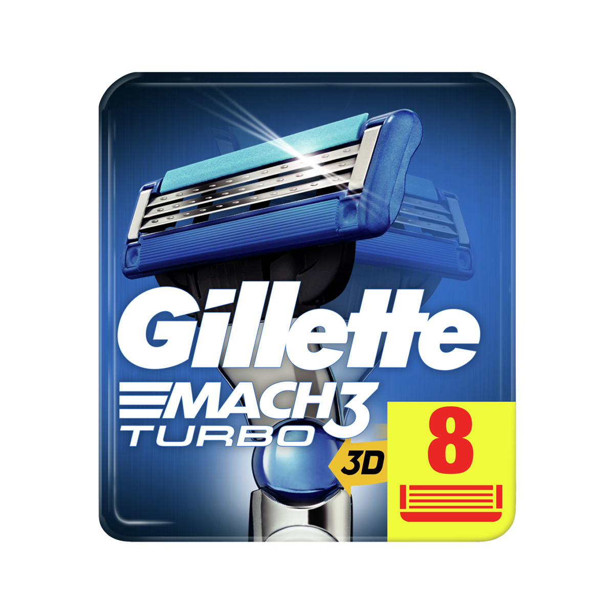 Gillette - ჯილეტი პირი მაჩ-3 ტურბო 8 ცალი 6400 2