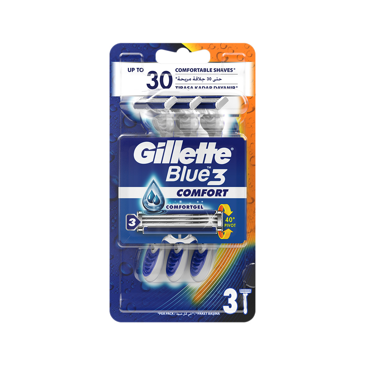 Gillette - ჯილეტი ერთჯერადი საპარსი ბლუ 3 3 ცალი 9946/9664 3