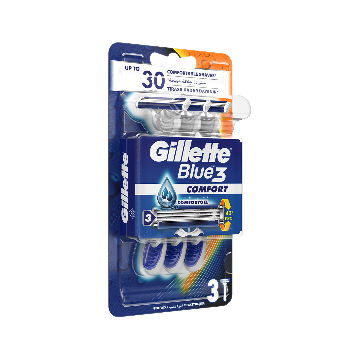 Gillette - ჯილეტი ერთჯერადი საპარსი ბლუ 3 3 ცალი 9946/9664 4