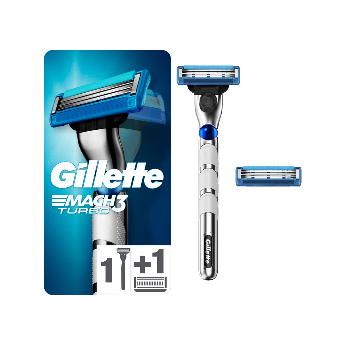 Gillette - ჯილეტი დანადგარი მაჩ-3 ტურბო 2 პირით 4229 2