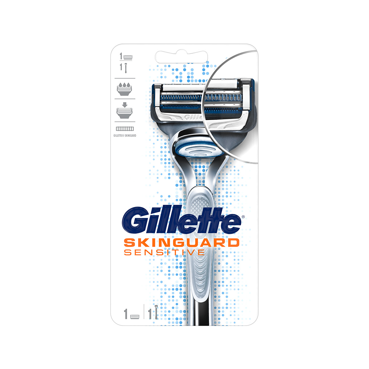 Gillette - ჯილეტი საპარსი დანადგარი მაჩ-3 1 პირით 8128 2