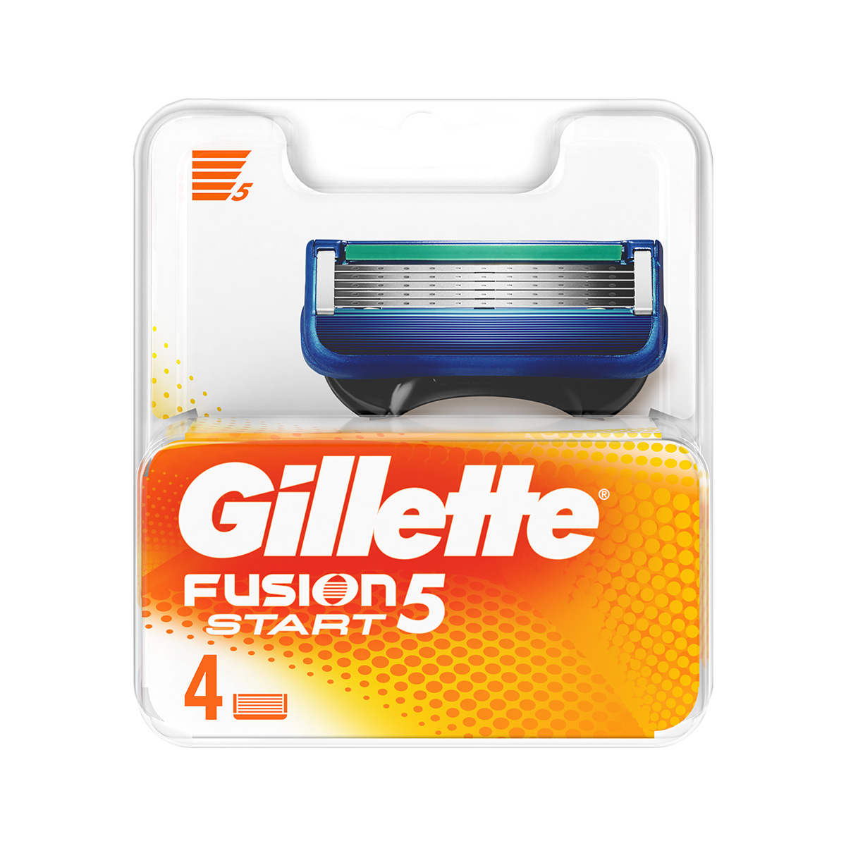 Gillette - ჯილეტი ფუჟენი 5 სტარტ 4 ცალი 8252