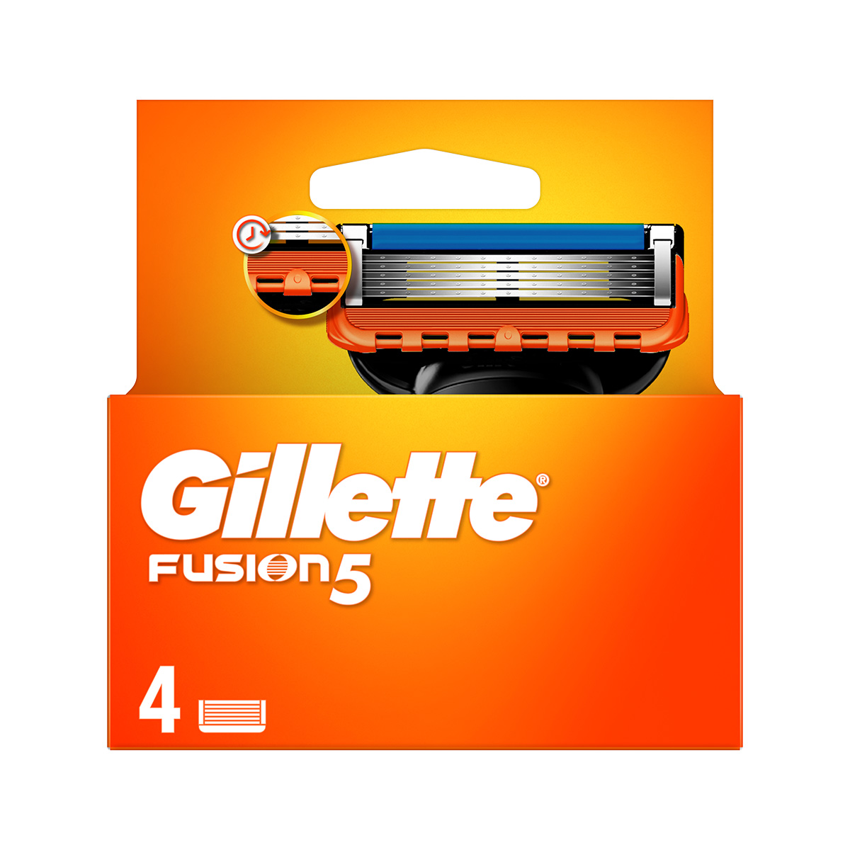 Gillette - ჯილეტი საპარსის პირი ფუჟენი 4 ცალი 6984