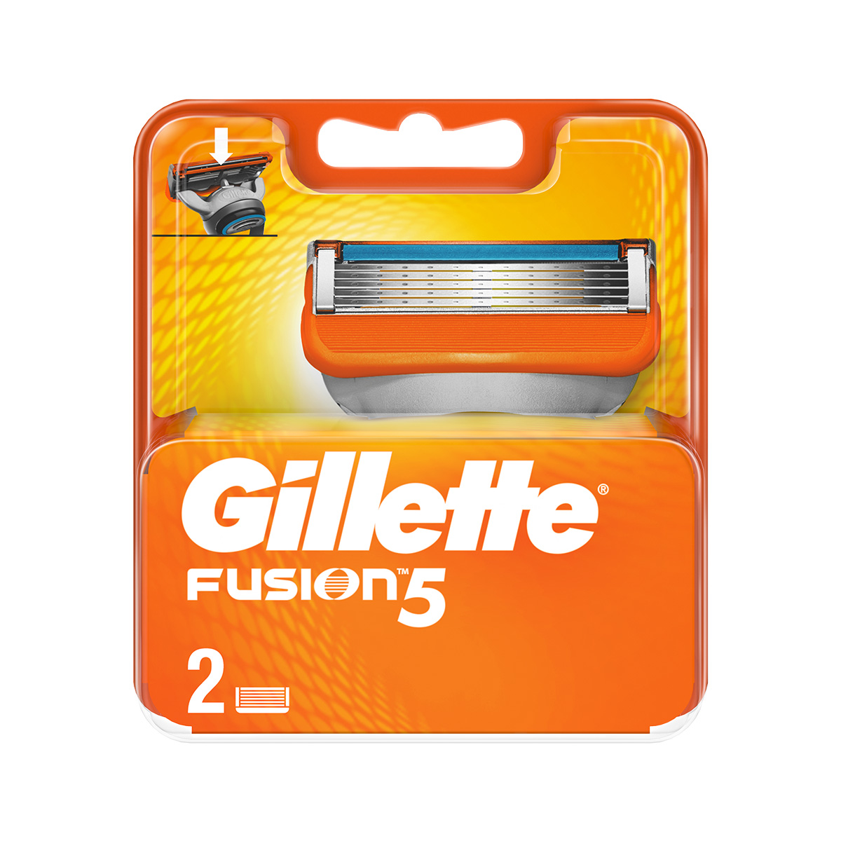 Gillette - ჯილეტი საპარსი დანადგარი ფიუჟენი კარტრიჯი 2 ცალი 7478