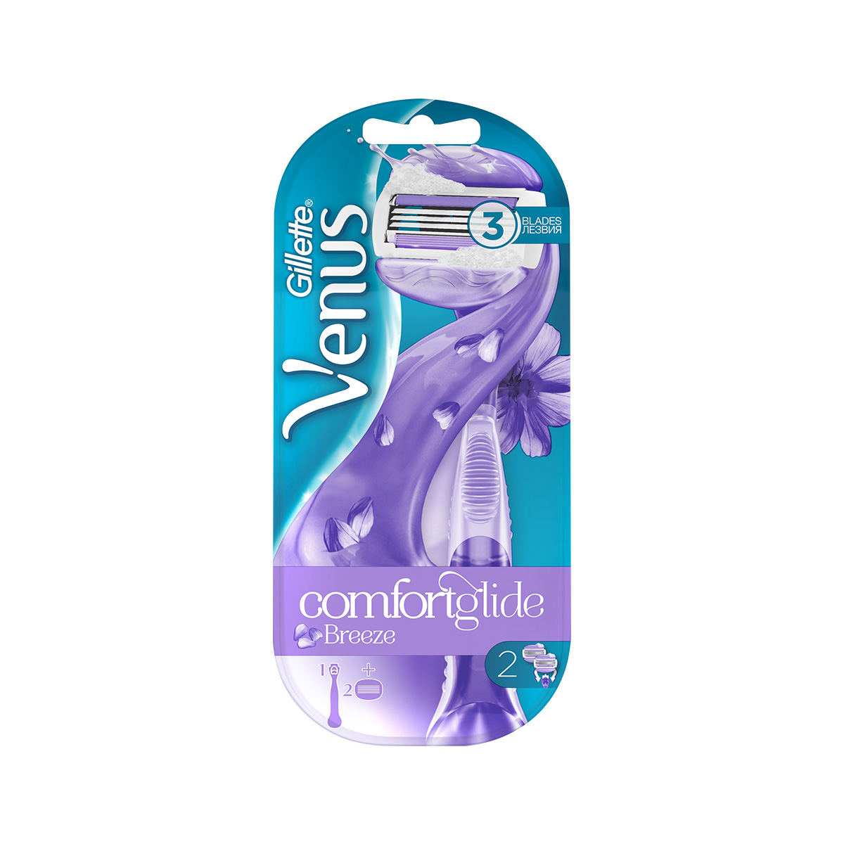 Gillette - ჯილეტი საპარსი დანადგარი ბრიზი 2 პირით 6272 2