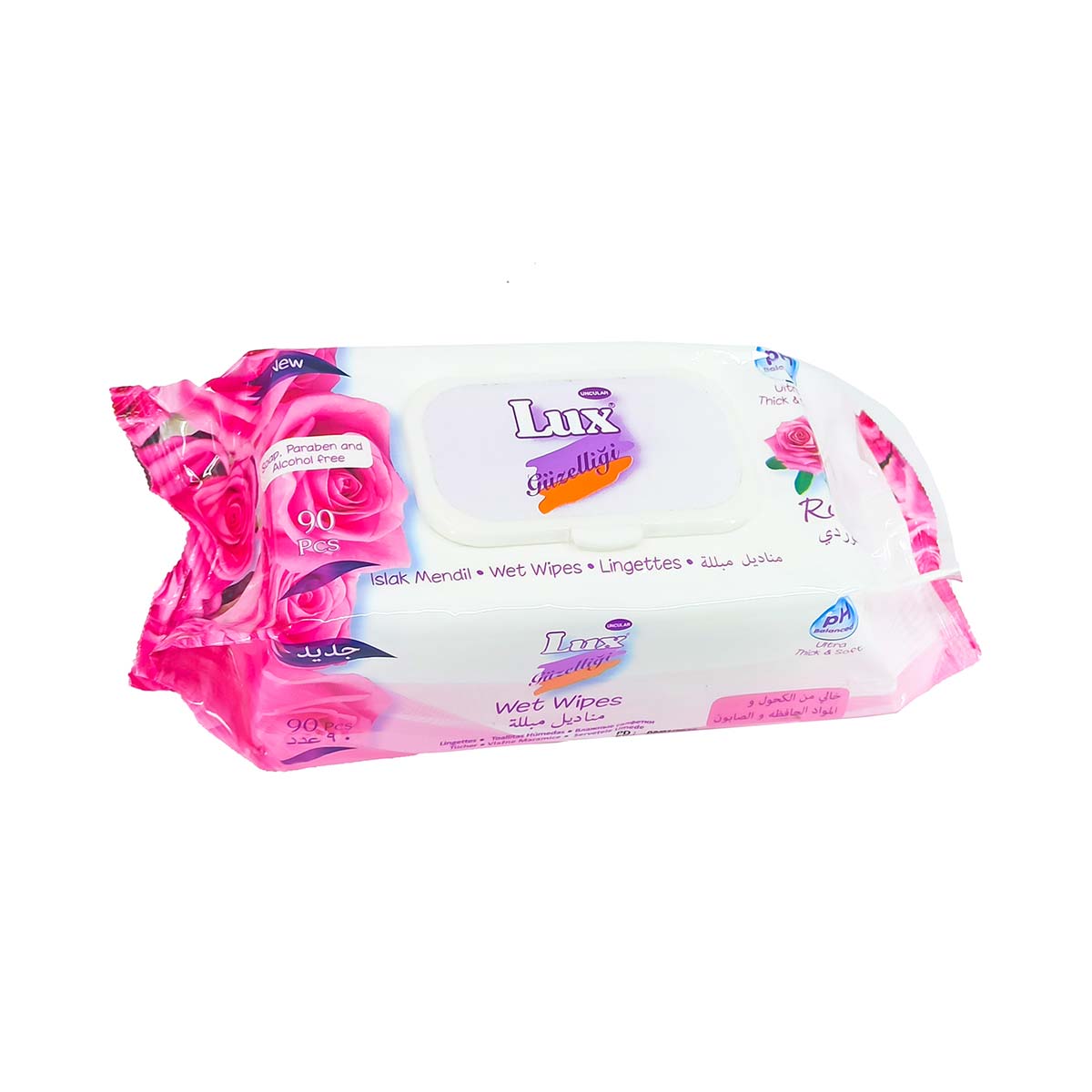 LUX - ლუქსი სველი ხელსახოცი 90 ცალი 0137