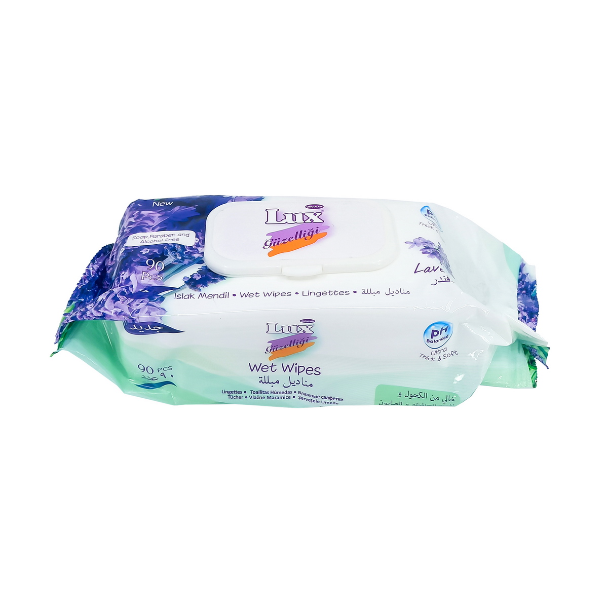 LUX - ლუქსი სველი ხელსახოცი 90 ცალი 0335