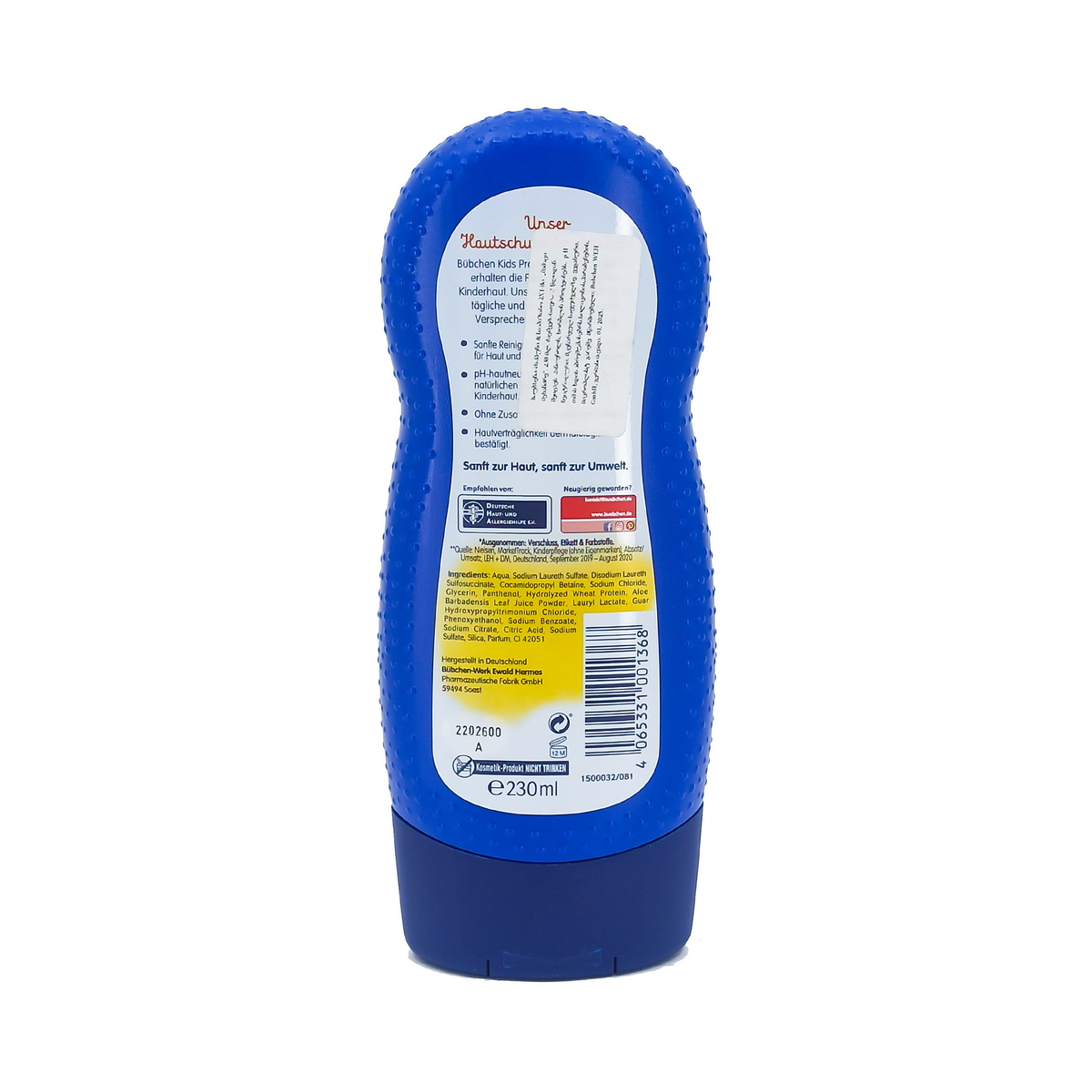 Bubchen - ბიუბჰენი შამპუნი 2 in 1 მეხანძრე 230 მლ 1368 2