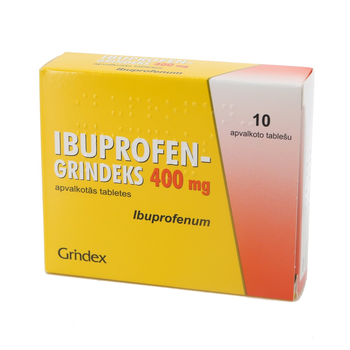 Ibuprofen - იბუპროფენი 400მგ 10 ტაბლეტი