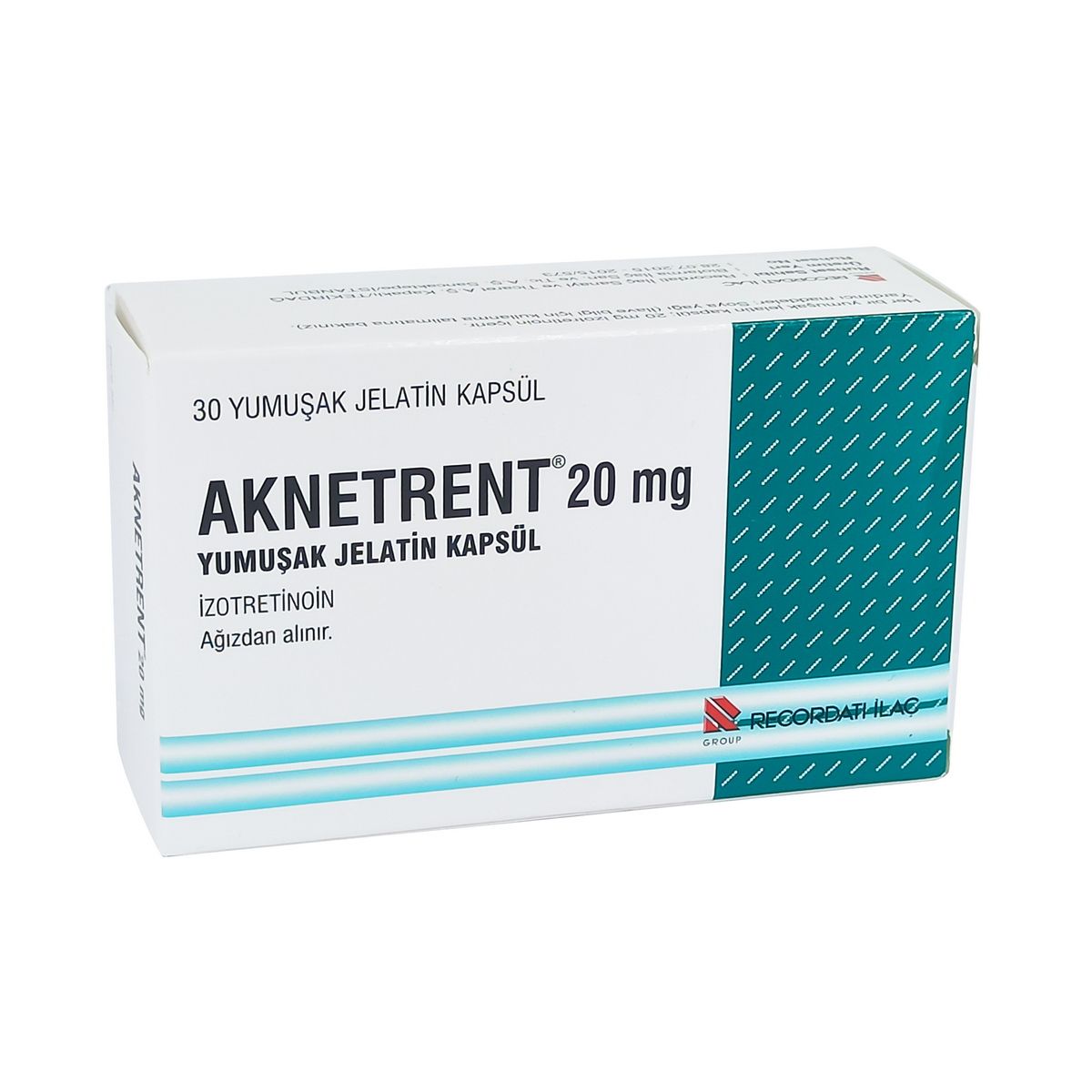 აკნეტრენტი - Aknetrent 20მგ 30 ტაბლეტი  