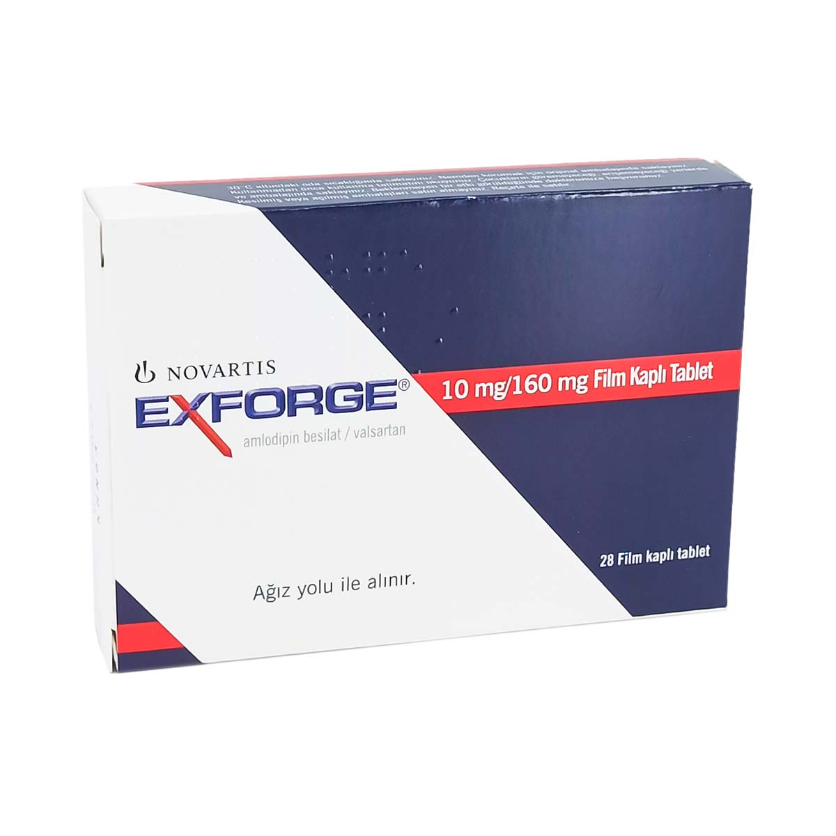 Exforge - ექსფორჯი 10მგ/160მგ 28 ტაბლეტი
