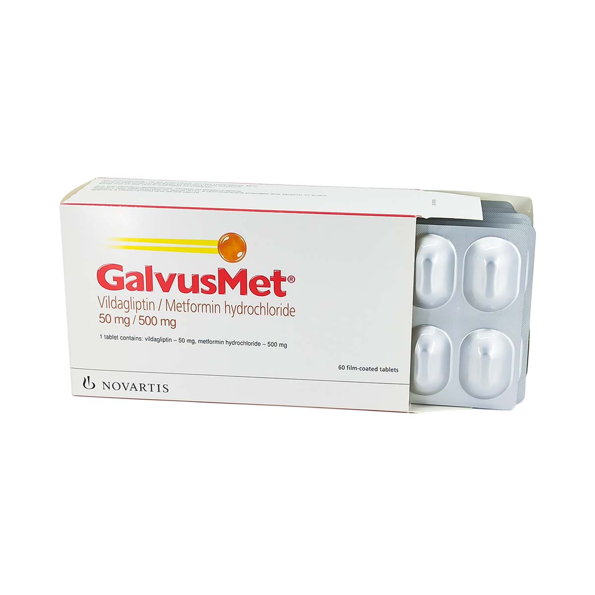 GalvusMet - გალვუსმეტი 50/500მგ 60 ტაბლეტი 2