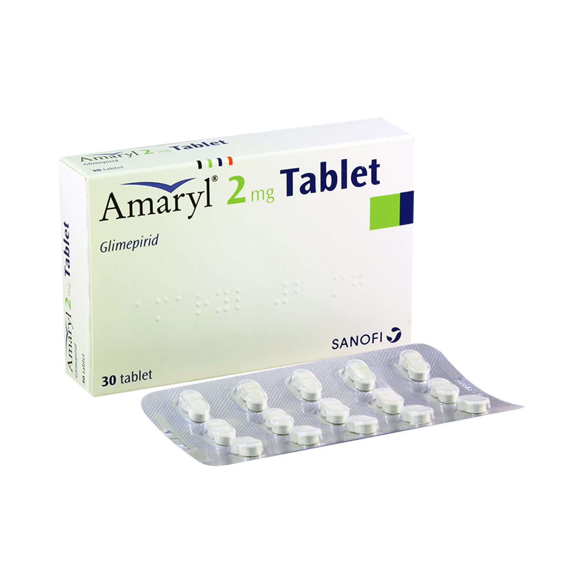 Amaryl - ამარილი 2მგ 30 ტაბლეტი