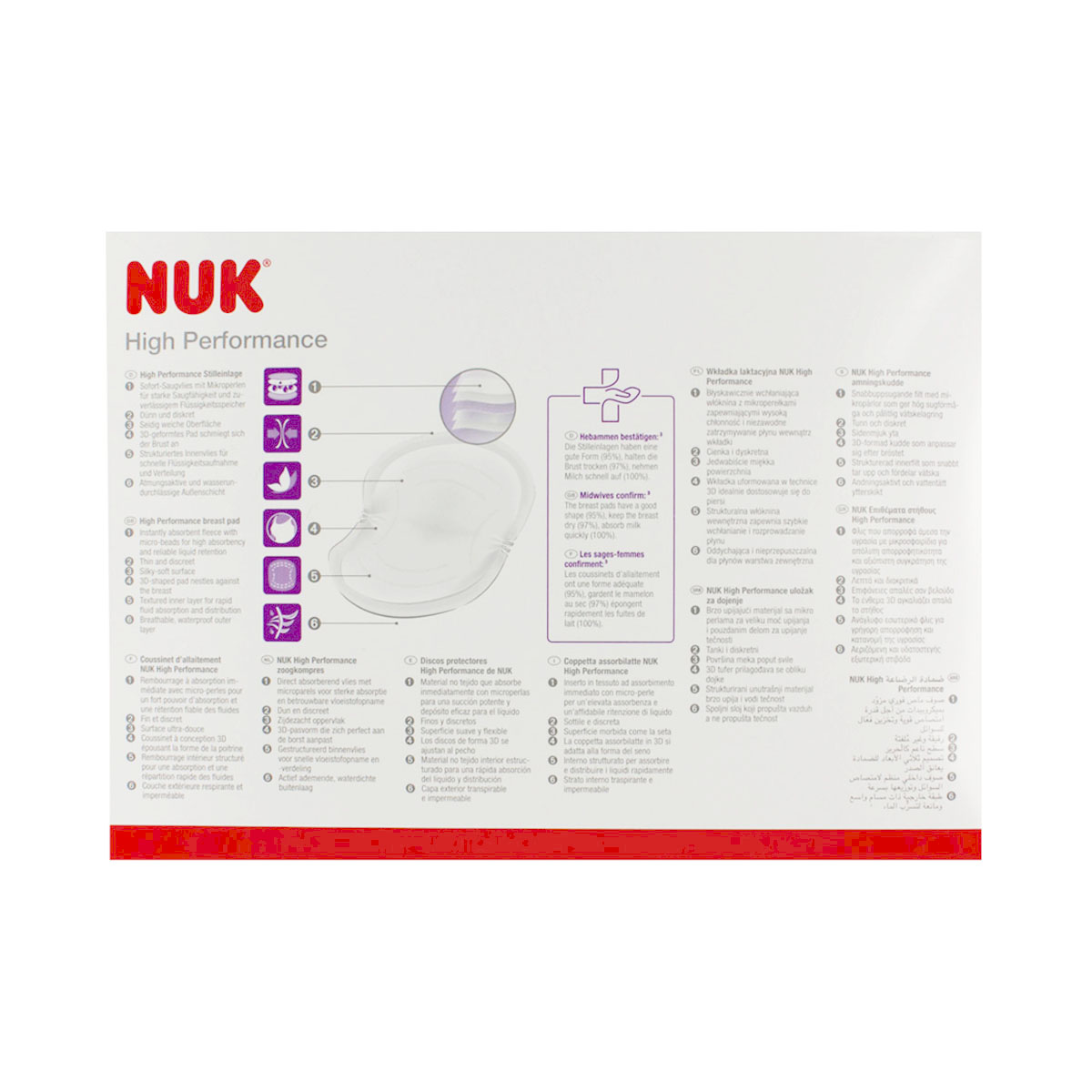 Nuk - ნუკი მკერდის საფენი 60 ცალი 4885 2