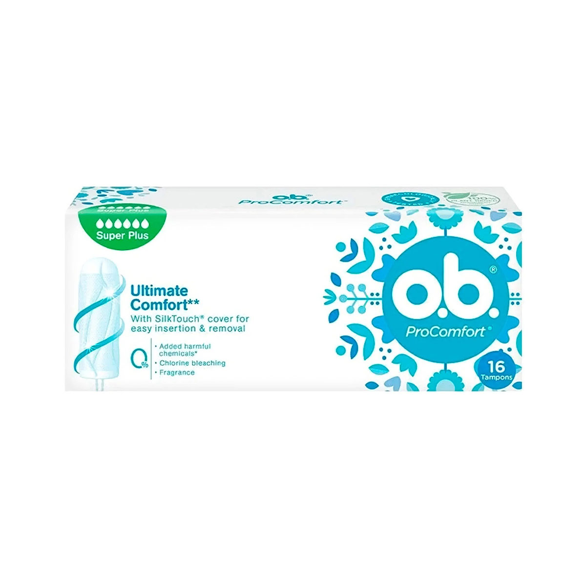 o.b. - ო.ბი. ტამპონი პროკომფორტ სუპერ პლუსი 16 ცალი 7830