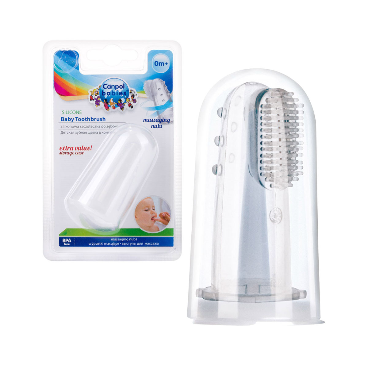 Canpol - კანპოლი ღრძილების მასაჟორი თითის კონტეინერით 56/159 2