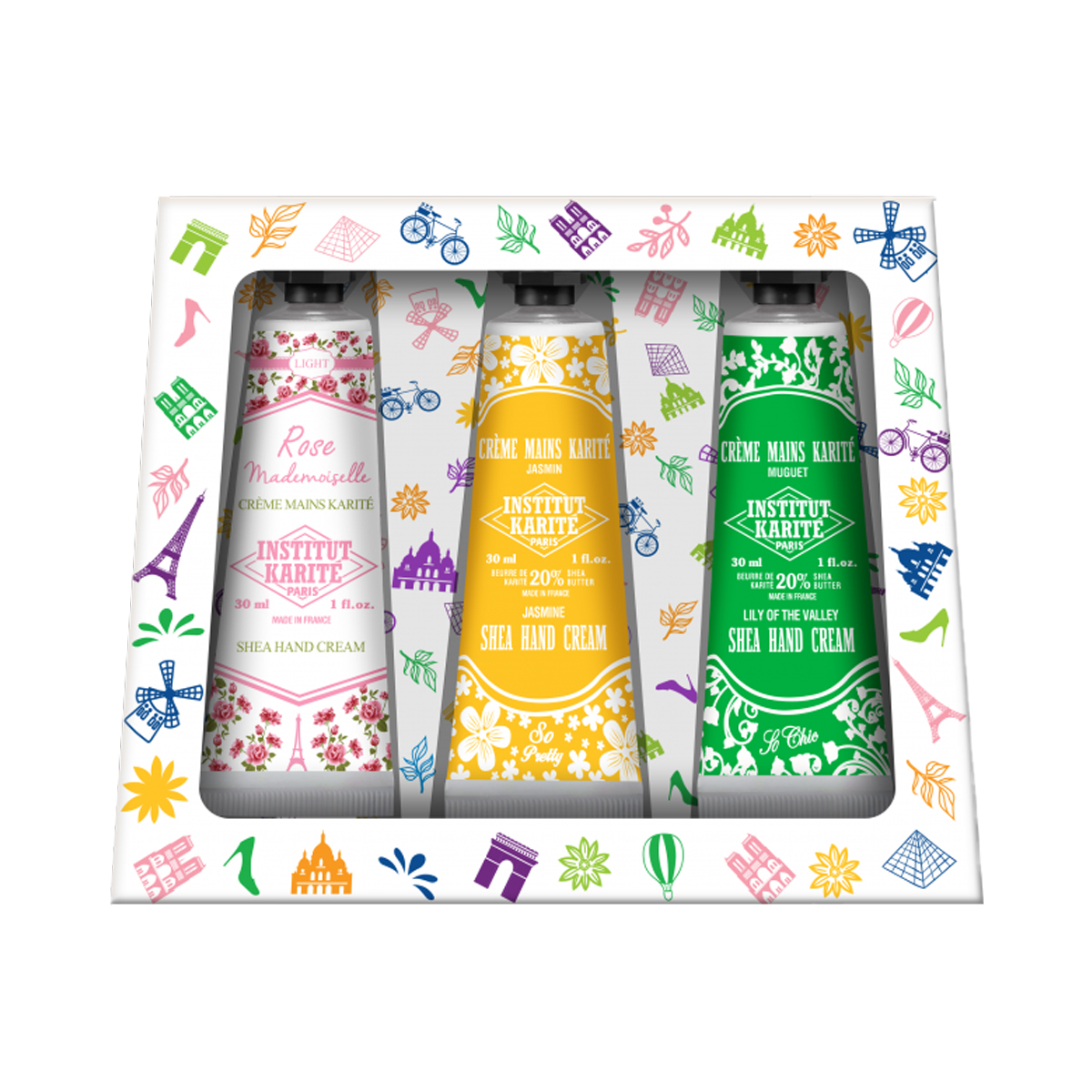 Institut Karite - ინსტიტუტ კარიტე ნაკრები ხელის კრემი 3 ცალი 7349