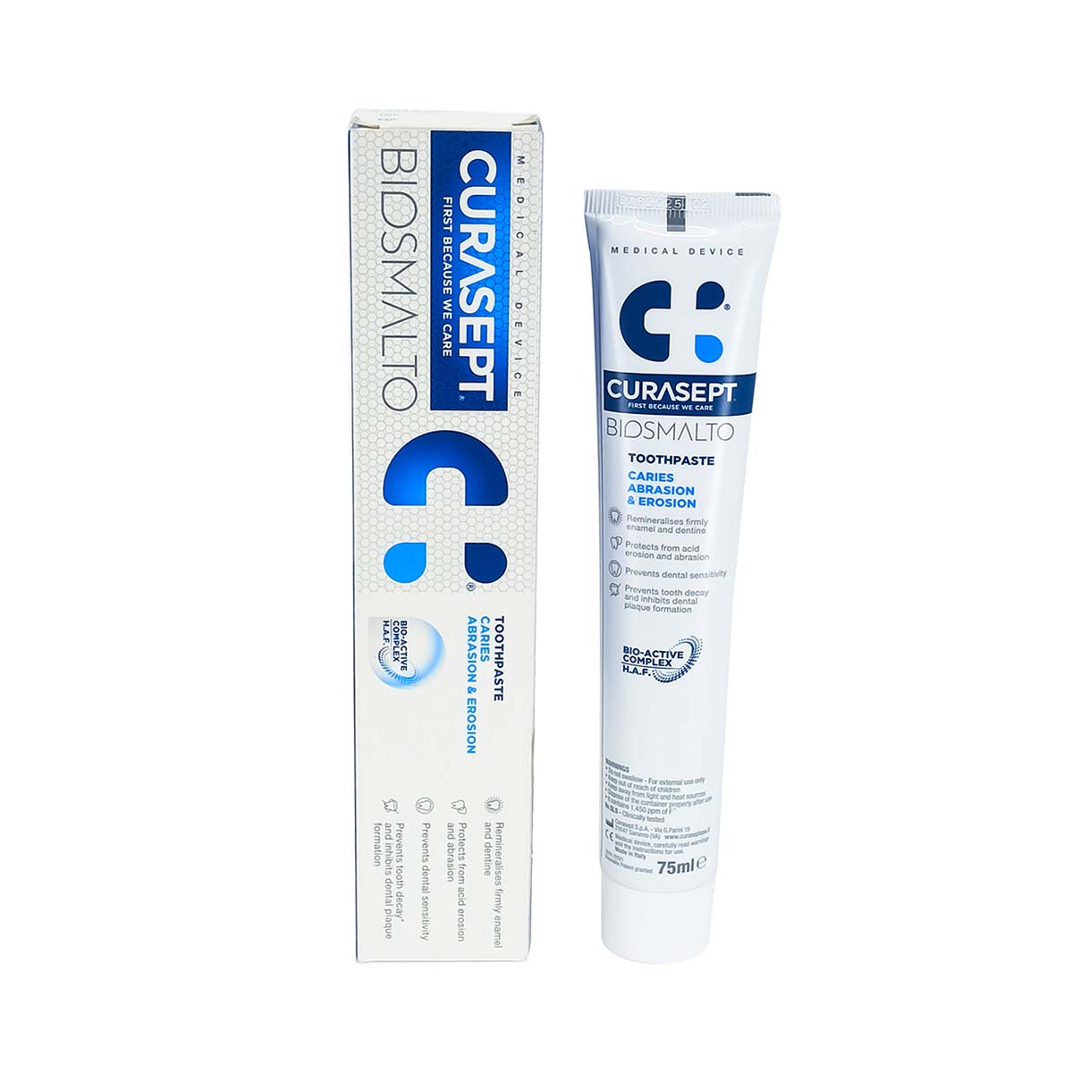 Curasept - კურასეპტი კბილის პასტა Biosmalto Caries 75 მლ. 1226