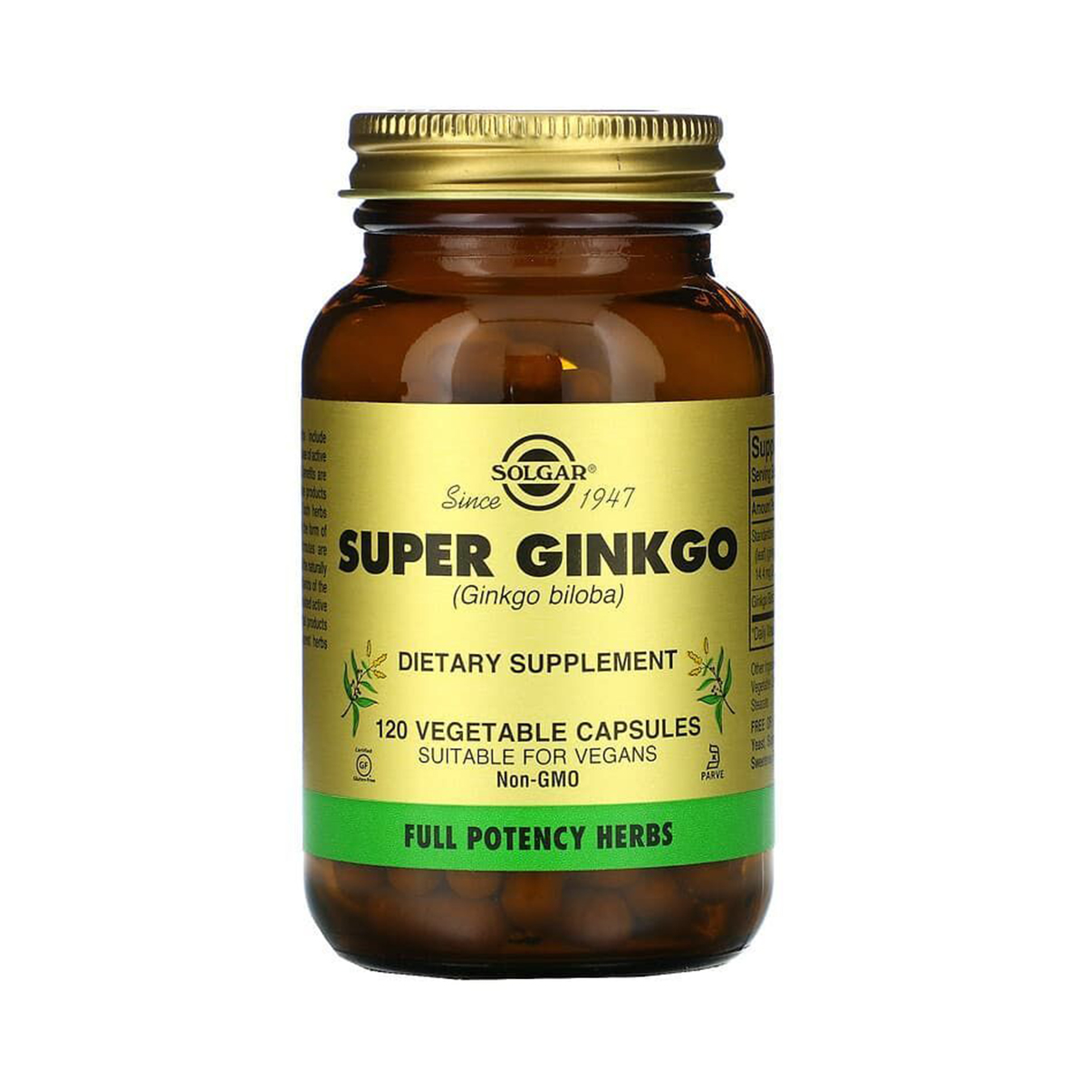 გინკგო ბილობა 120 კაფსულა სოლგარი - Solgar