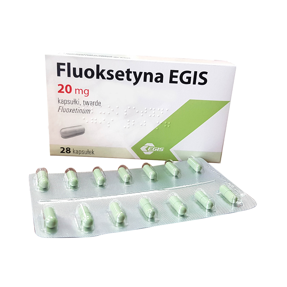 Fluoxetine - ფლუოქსეტინა ეგისი 20მგ 28 კაფსულა