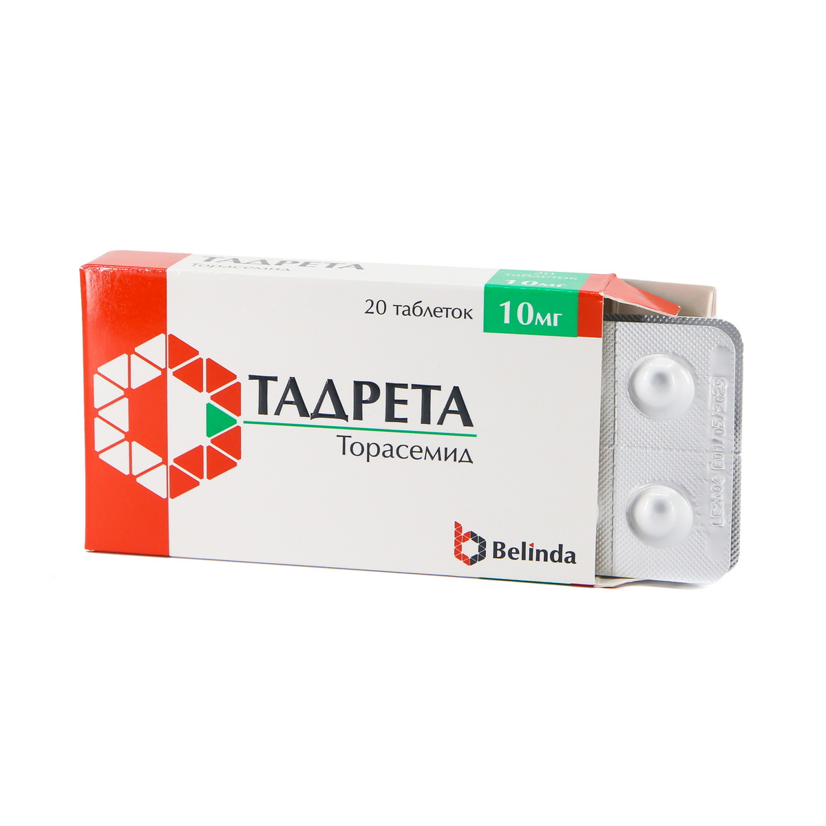 Tadreta - ტადრეტა 10მგ 20 ტაბლეტი 2