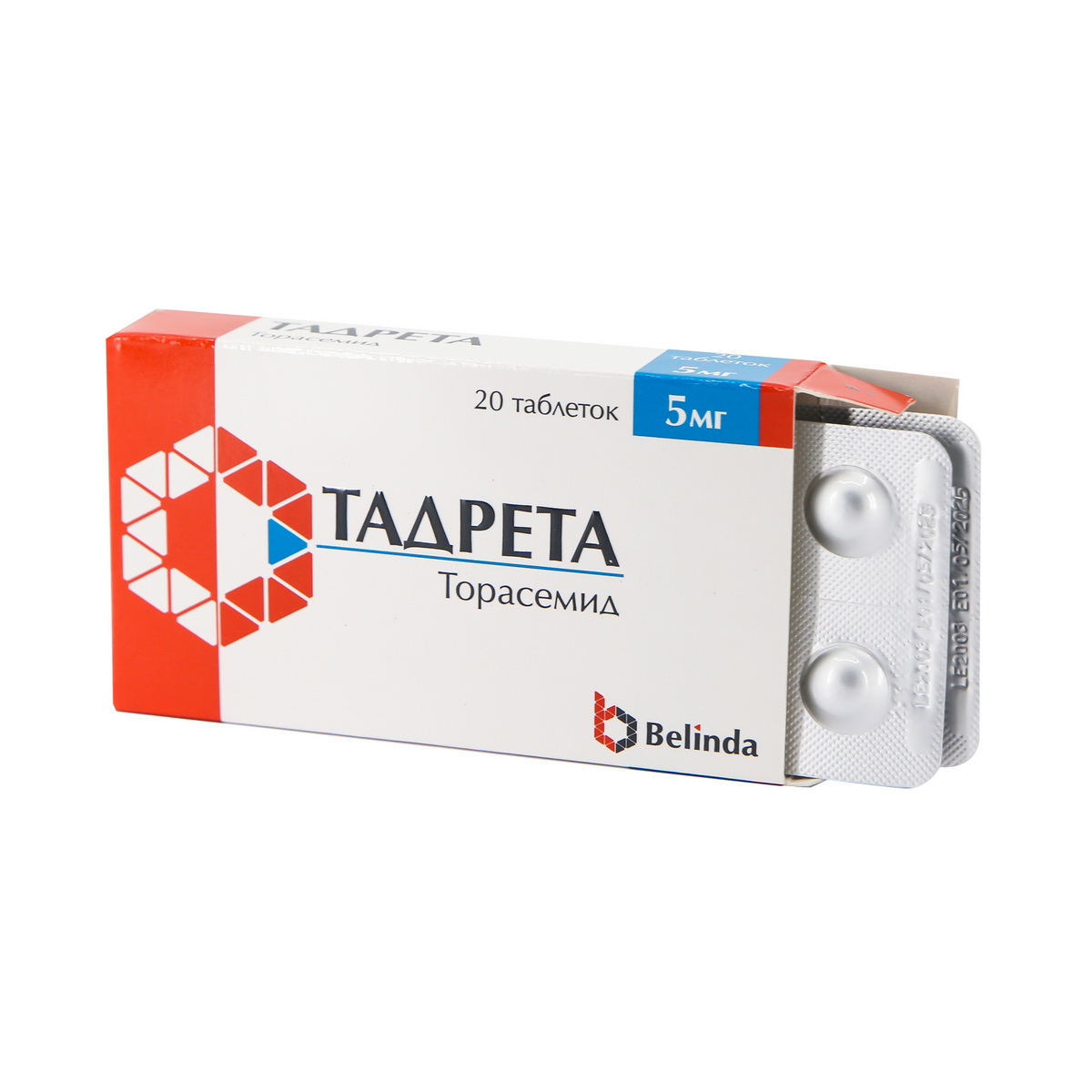 Tadreta - ტადრეტა 5მგ 20 ტაბლეტი 2