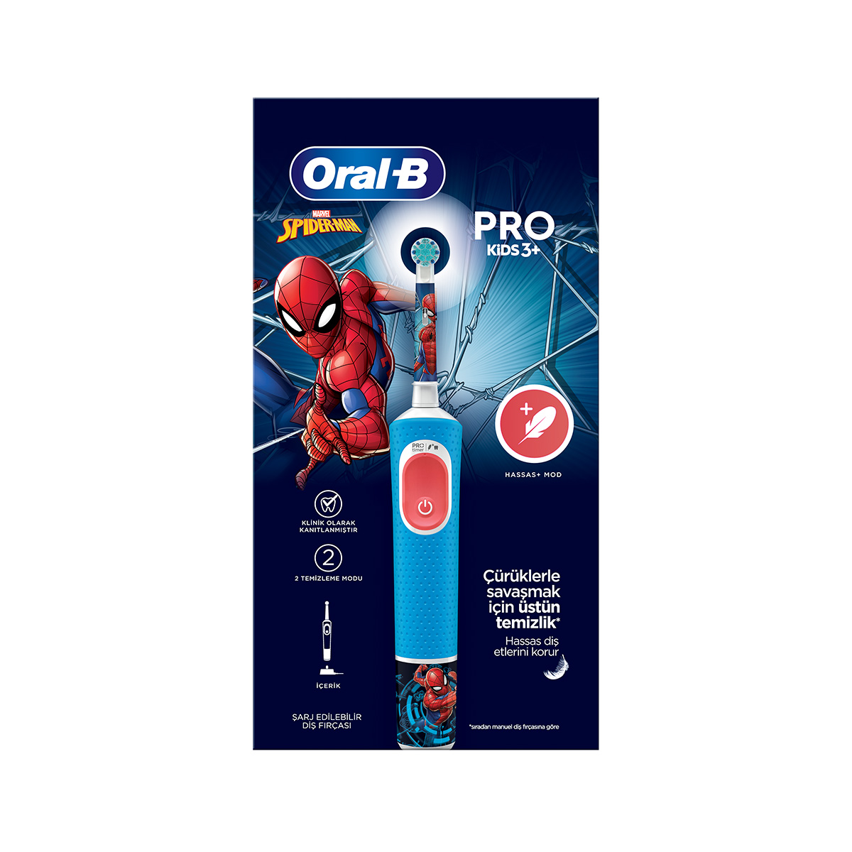 Oral-B - ორალ ბი ელექტრო ჯაგრისი სპაიდერმენი 2812