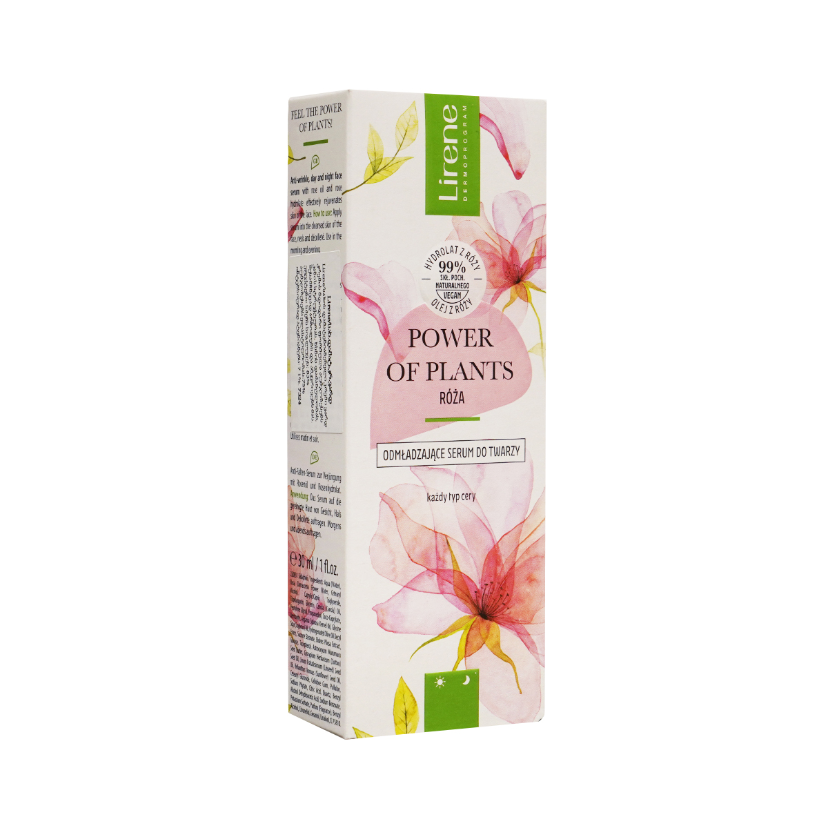 სახის კანის აღმდგენი შრატი ვარდის 7324 ლირენე - Lirene